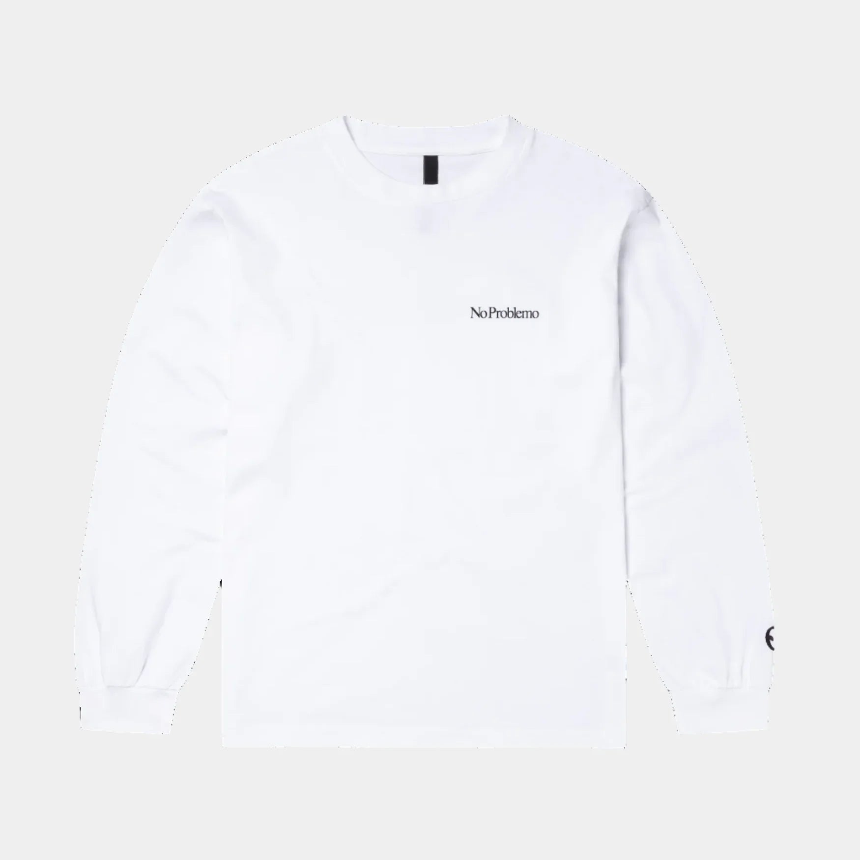 No Problemo Mini Problemo LS Tee - White