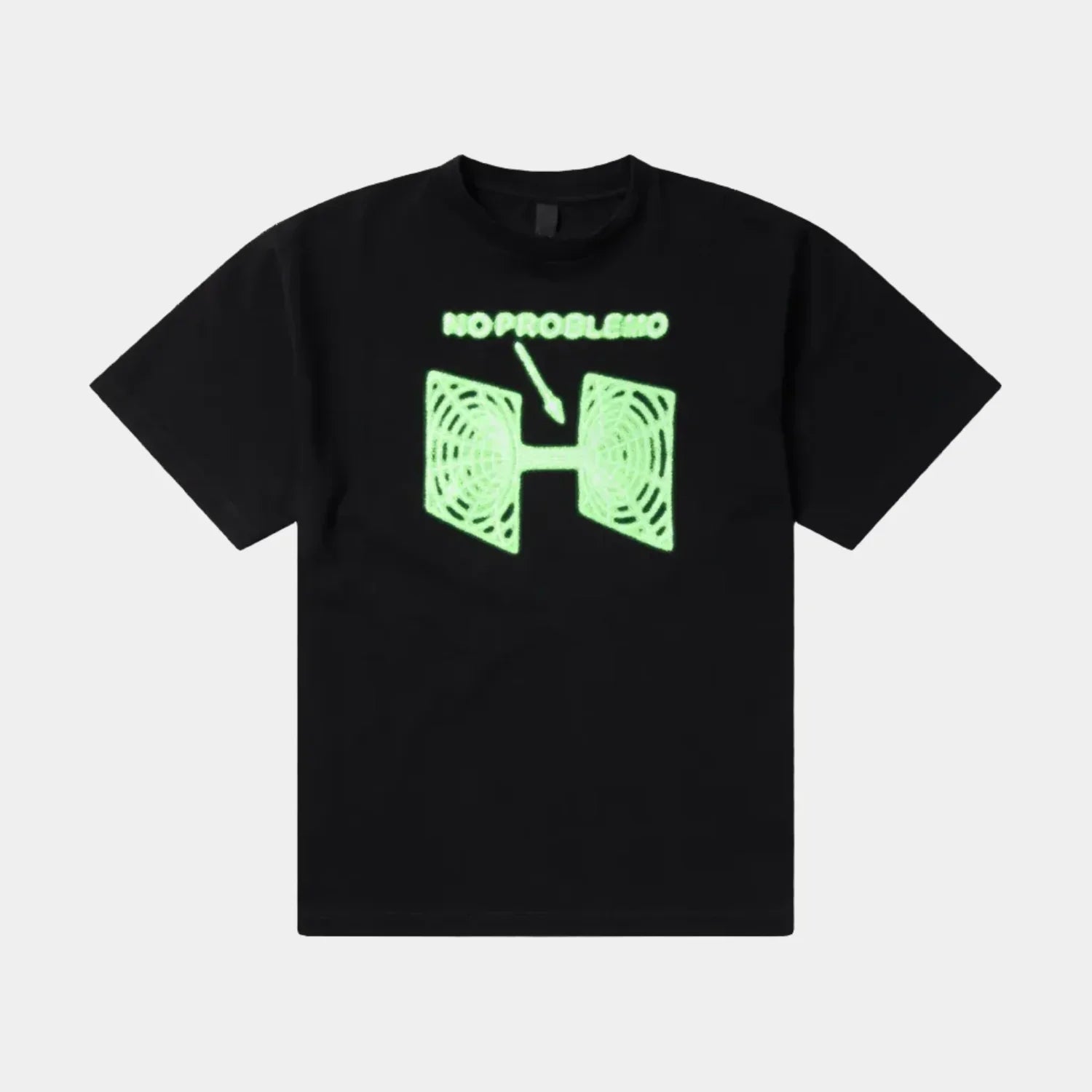 No Problemo Wormhole SS Tee - Black - Never Never