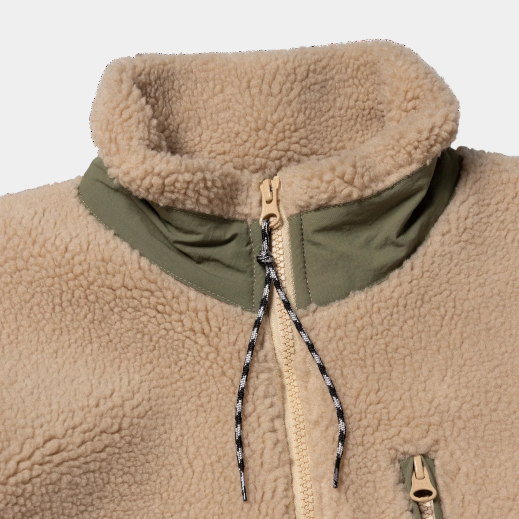 No Problemo Forest Heavy Fleece Jacket - Ecru