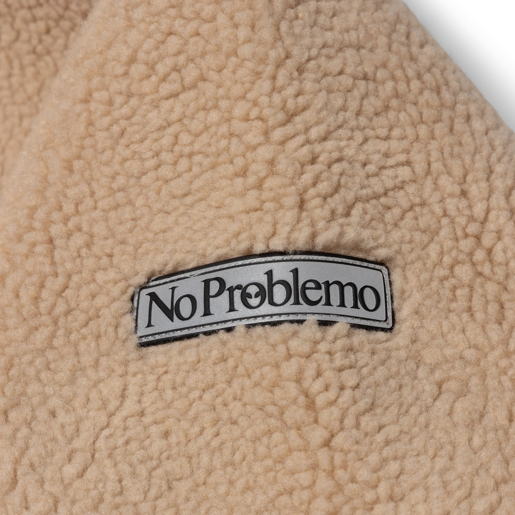No Problemo Forest Heavy Fleece Jacket - Ecru
