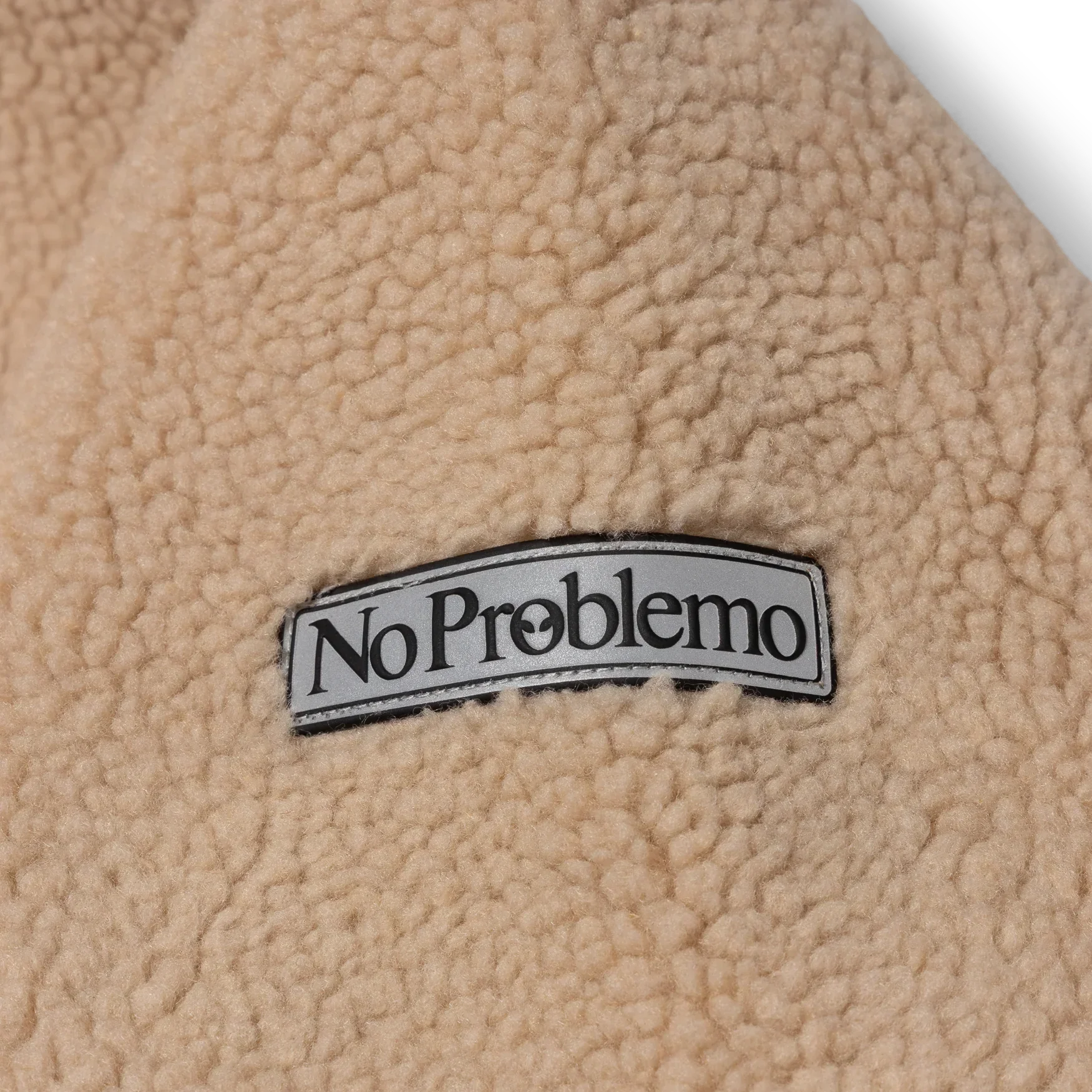No Problemo Forest Heavy Fleece Jacket - Ecru