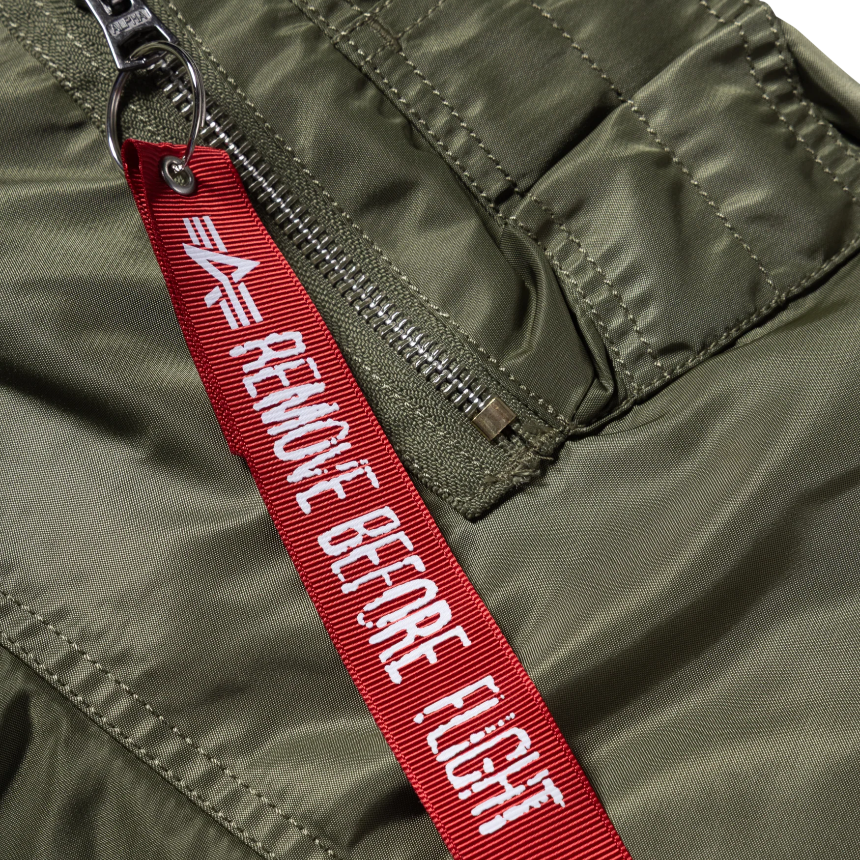 No Problemo x Alpha Industries No War MA-1 Jacket - Green
