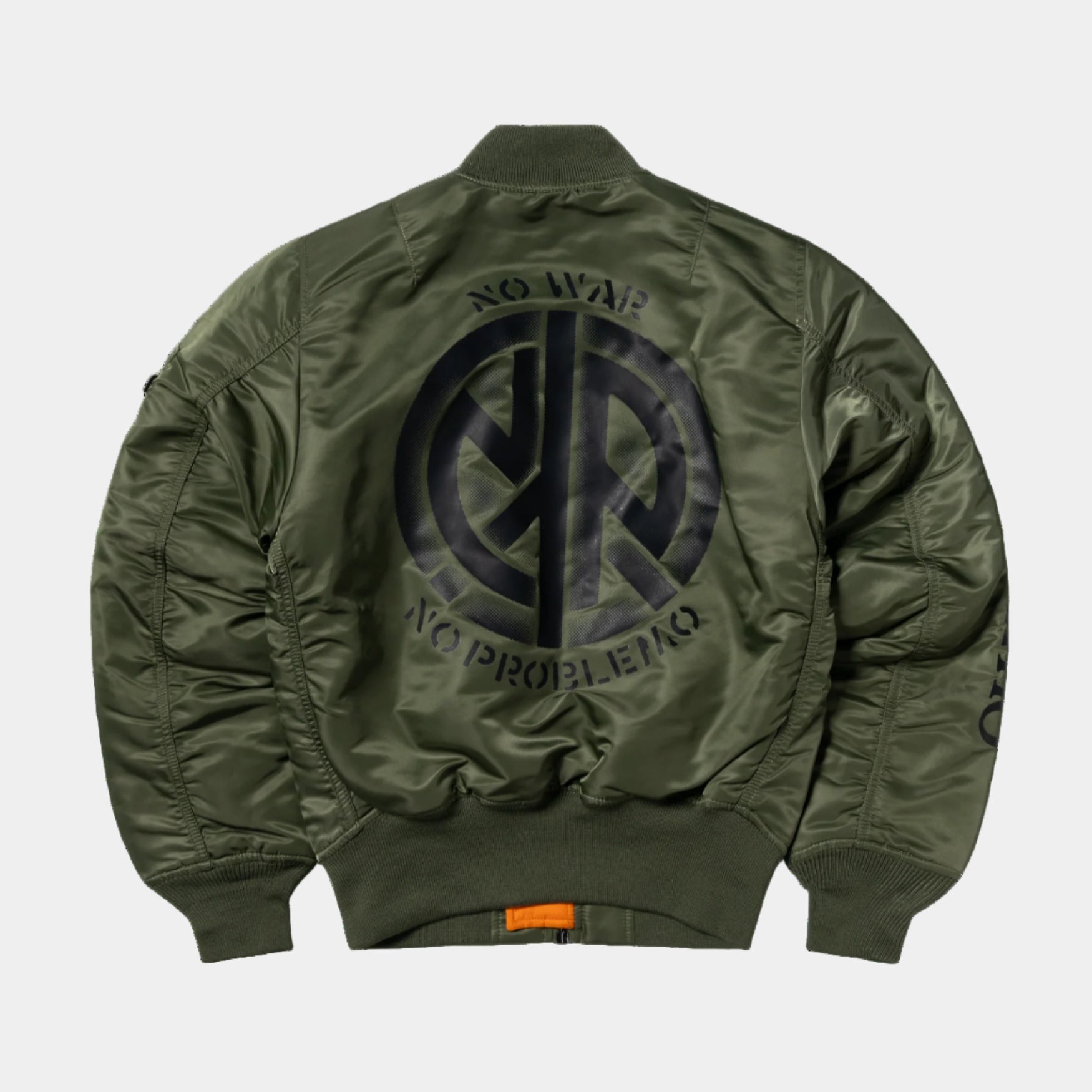 No Problemo x Alpha Industries No War MA-1 Jacket - Green