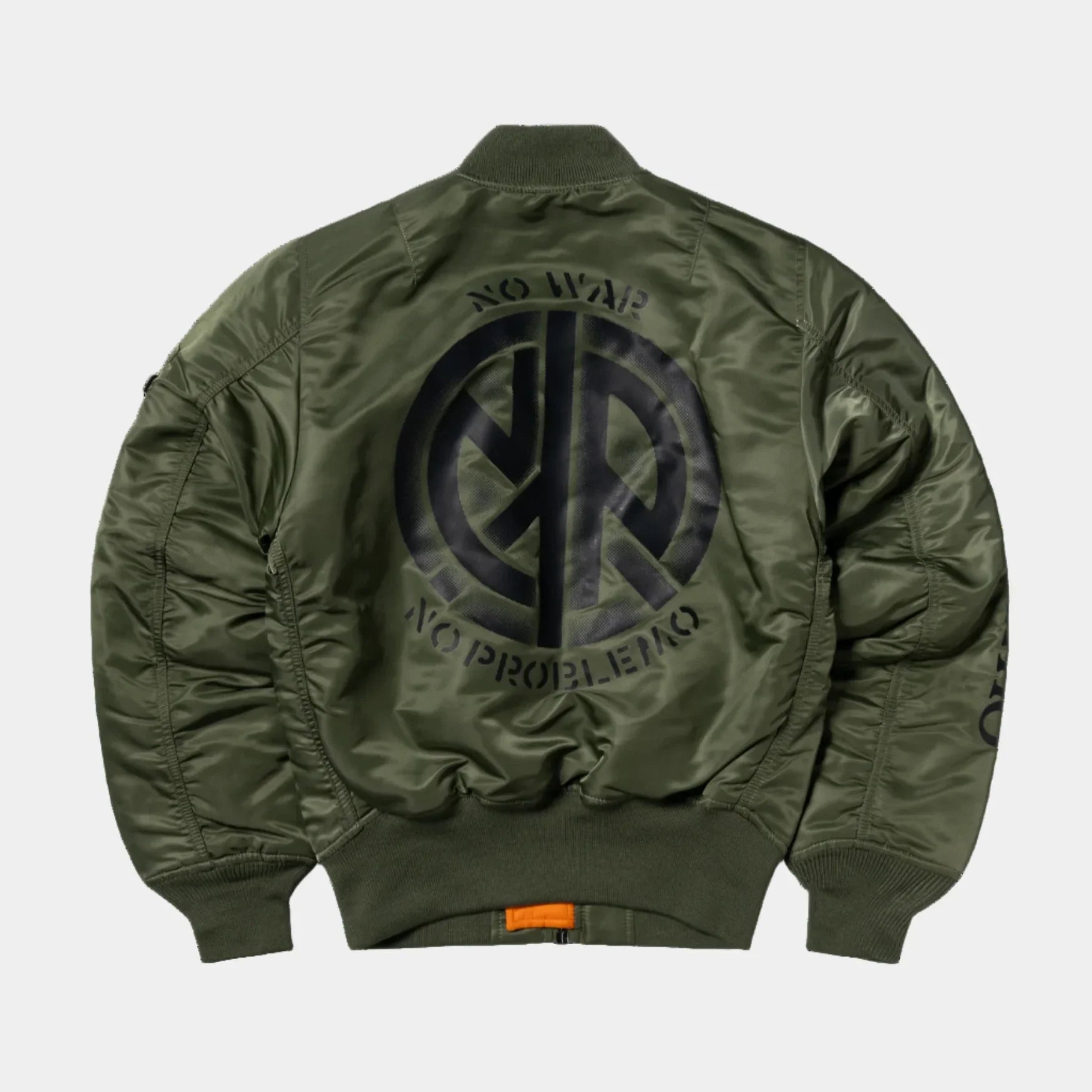 No Problemo x Alpha Industries No War MA-1 Jacket - Green