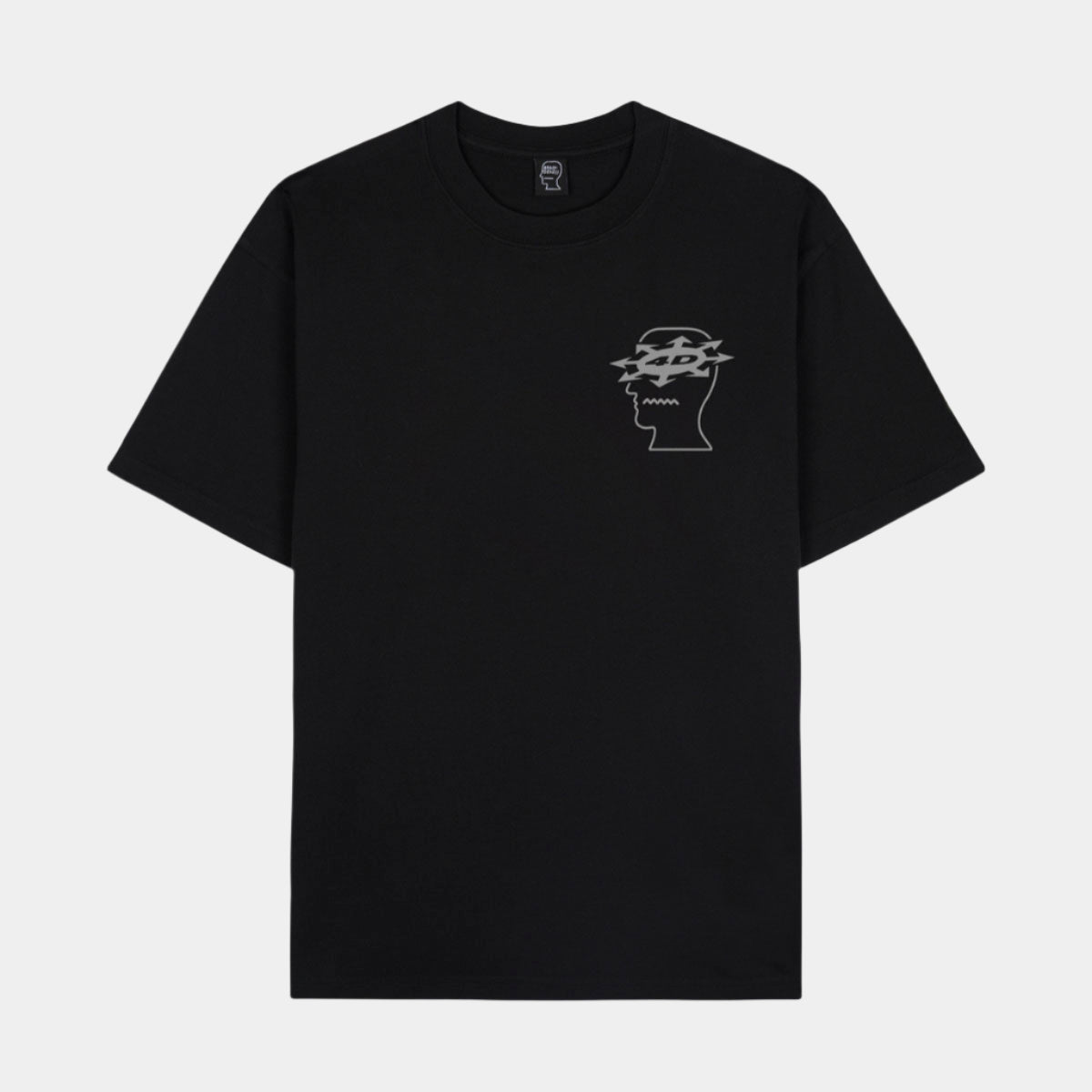 Brain Dead Alien Neuro Free Association T-Shirt - Washed Black
