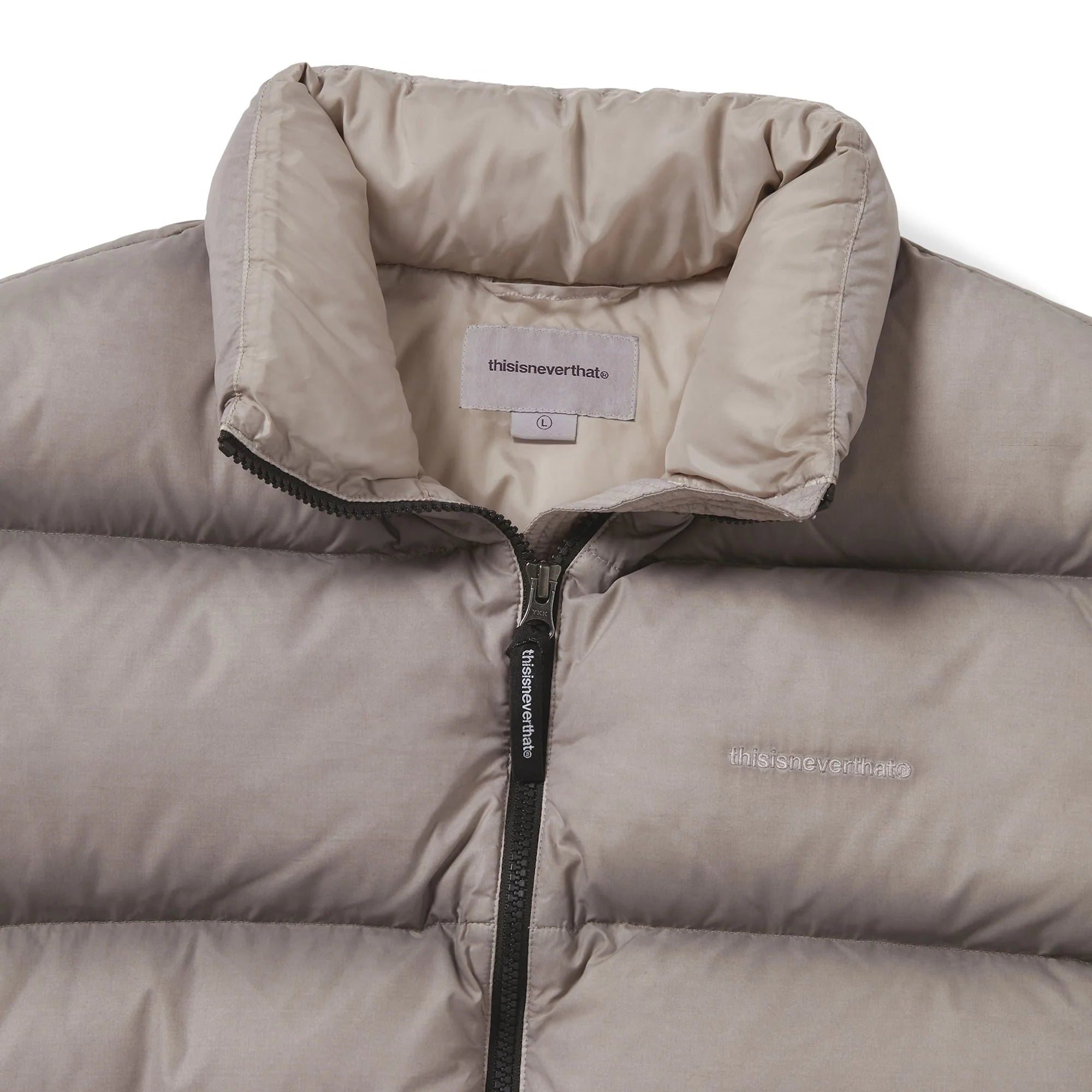 thisisneverthat PERTEX Overdyed T Down Jacket - Stone