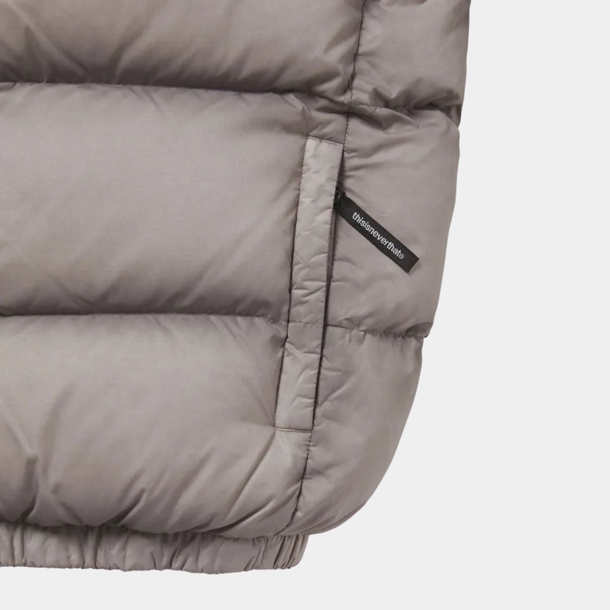thisisneverthat PERTEX Overdyed T Down Jacket - Stone