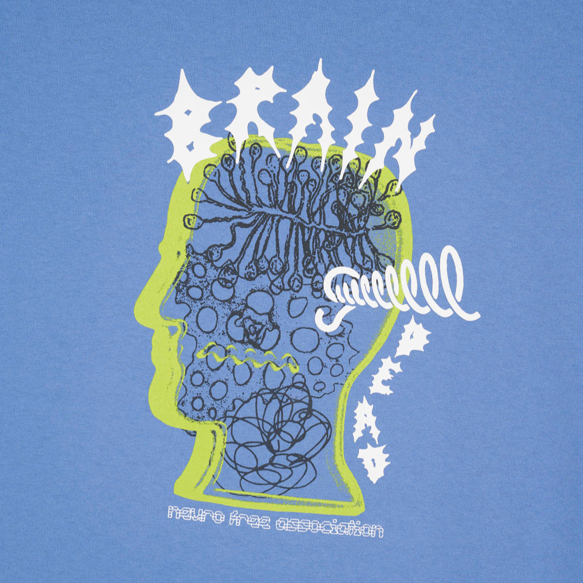 Brain Dead Ringing Ear T-Shirt - Blue