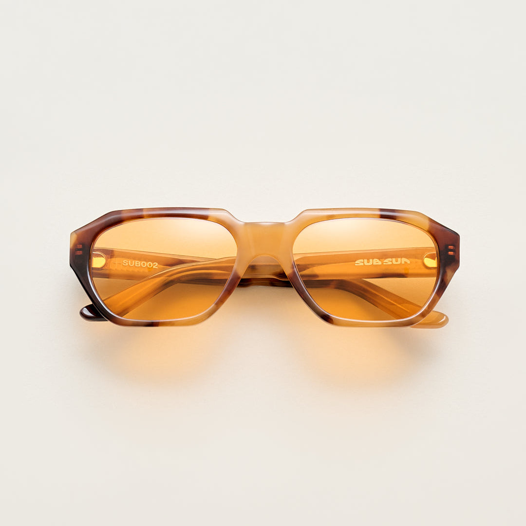 Sub Sun SUB002 Sunglasses - Tortoise Shell/Orange