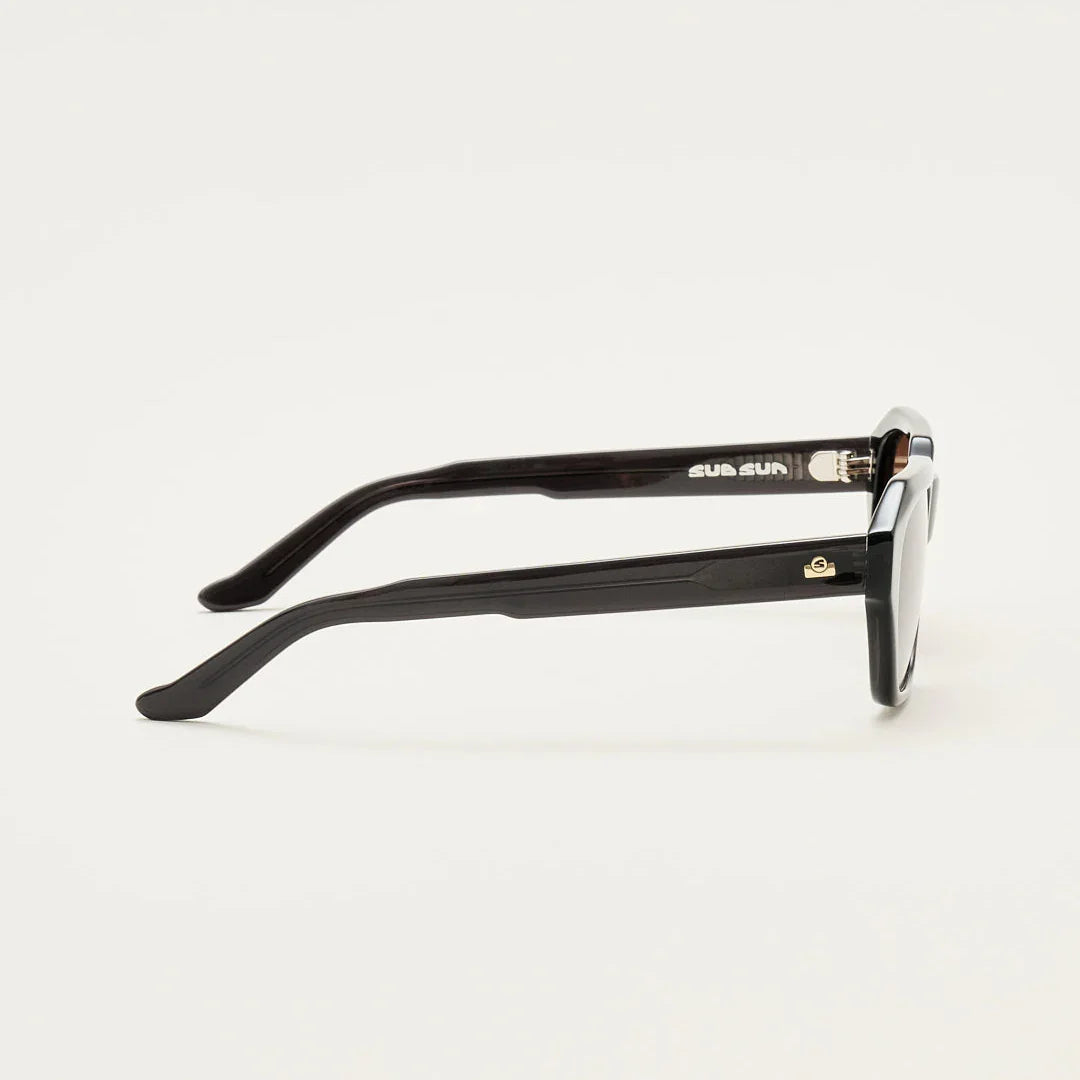 Sub Sun SUB002 Sunglasses - Transparent Black/Brown
