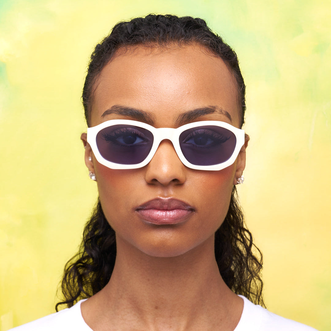 Sub Sun SUB004 Sunglasses - Cream/Blue