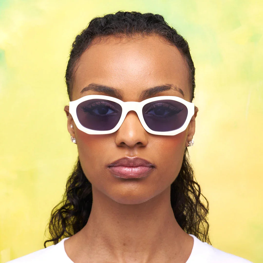 Sub Sun SUB004 Sunglasses - Cream/Blue