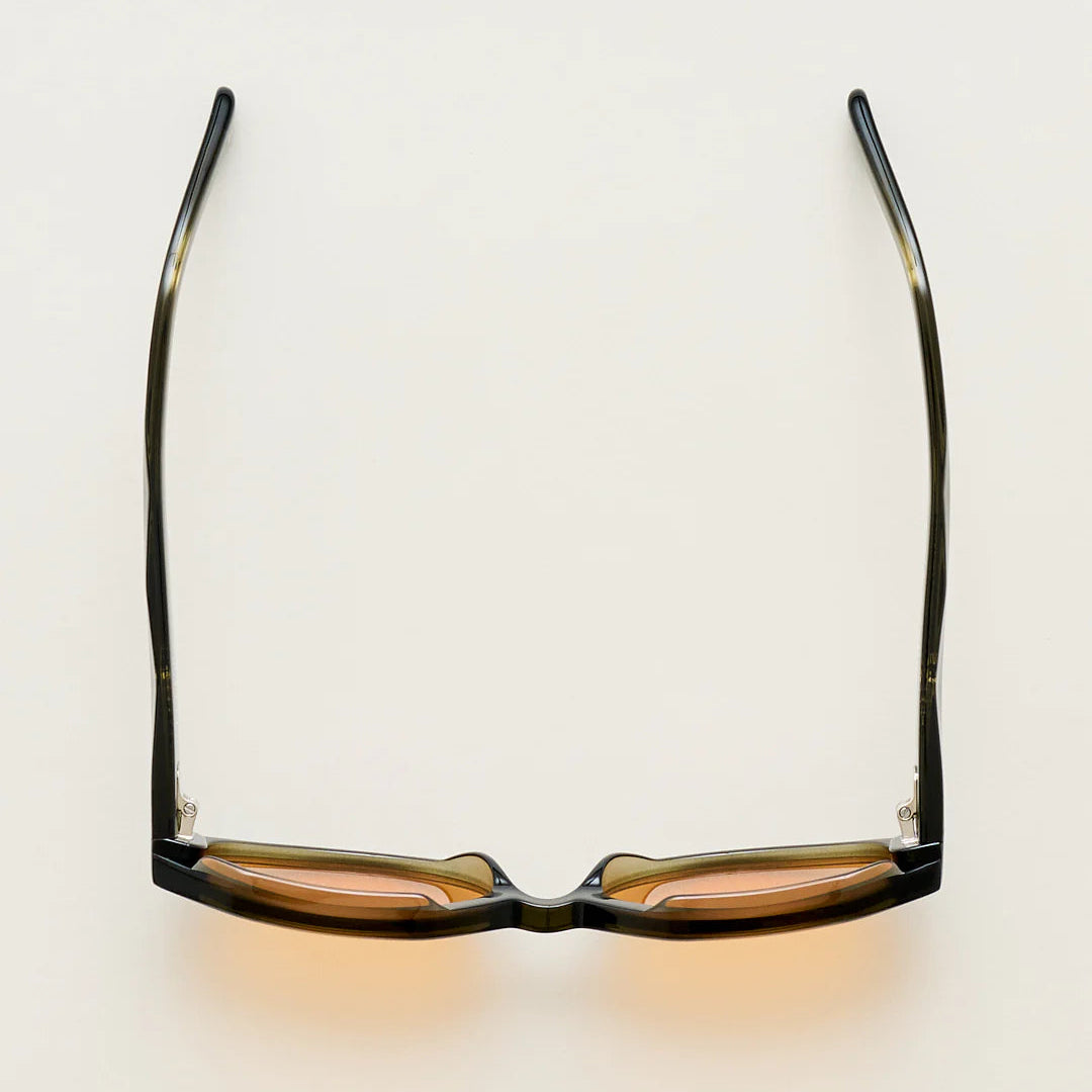 Sub Sun SUB015 Sunglasses - Transparent Green/Orange