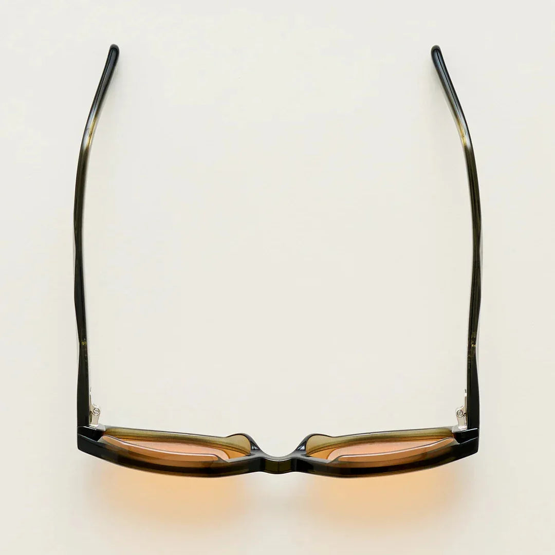 Sub Sun SUB015 Sunglasses - Transparent Green/Orange
