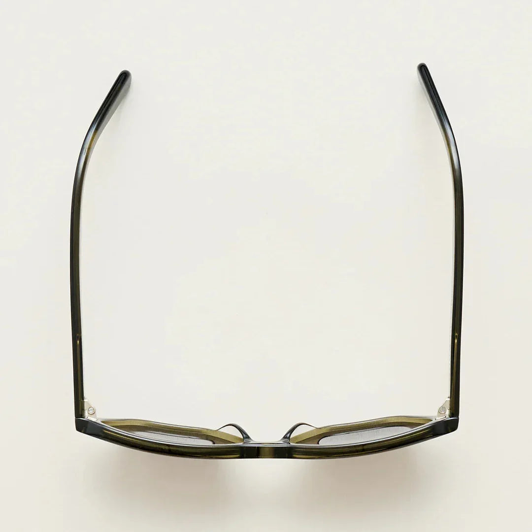 Sub Sun SUB016 Sunglasses - Transparent Green/Grey
