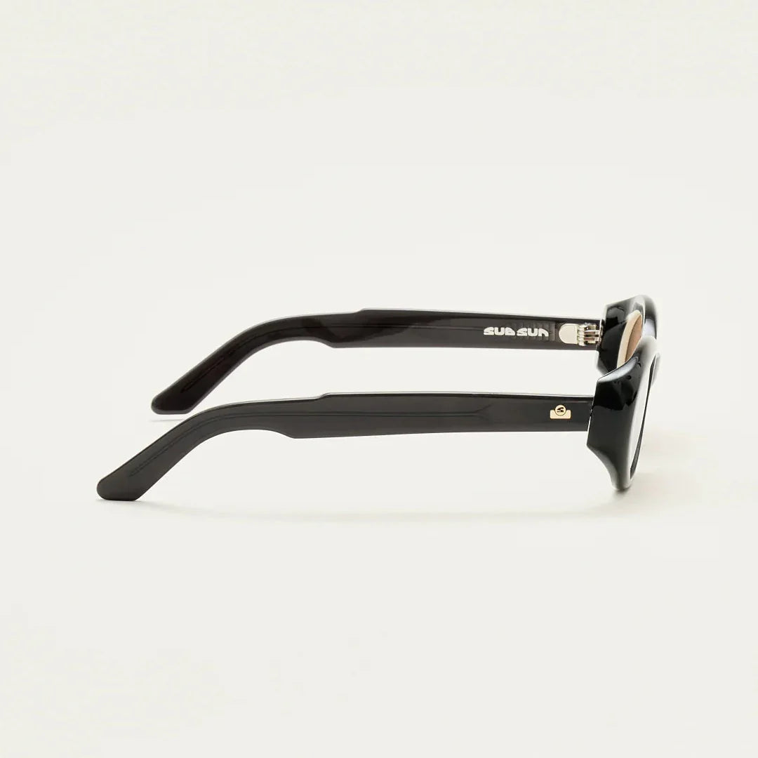 Sub Sun SUB018 Sunglasses - Transparent Black/Brown