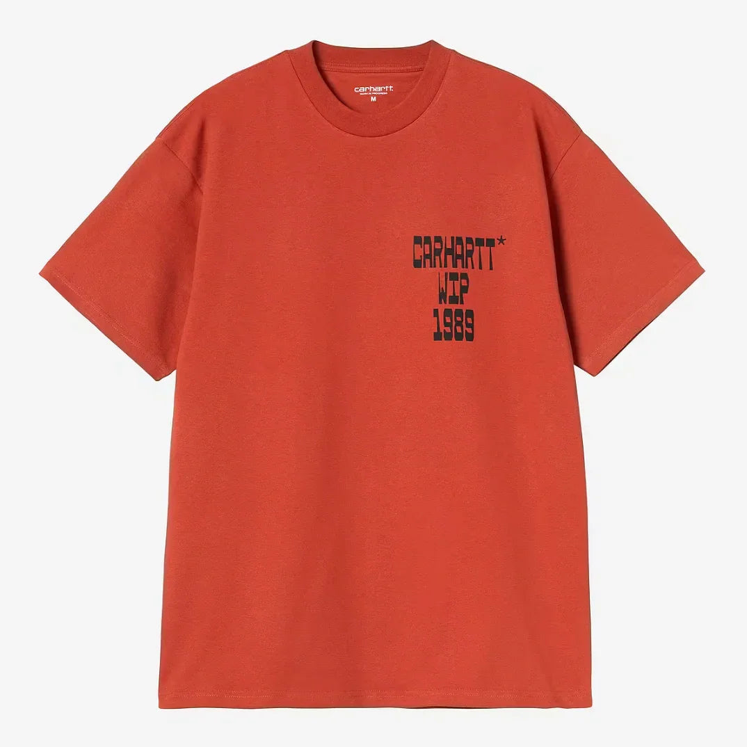 Carhartt WIP Blocks T-Shirt - Oxide Red - Never Never