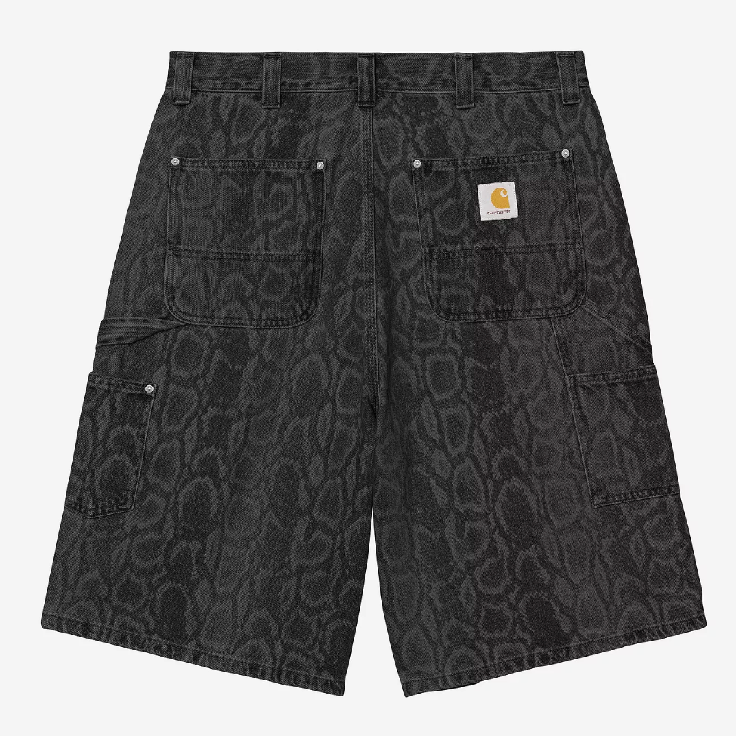 Carhartt WIP OG Double Knee Short - Black Snake Camo
