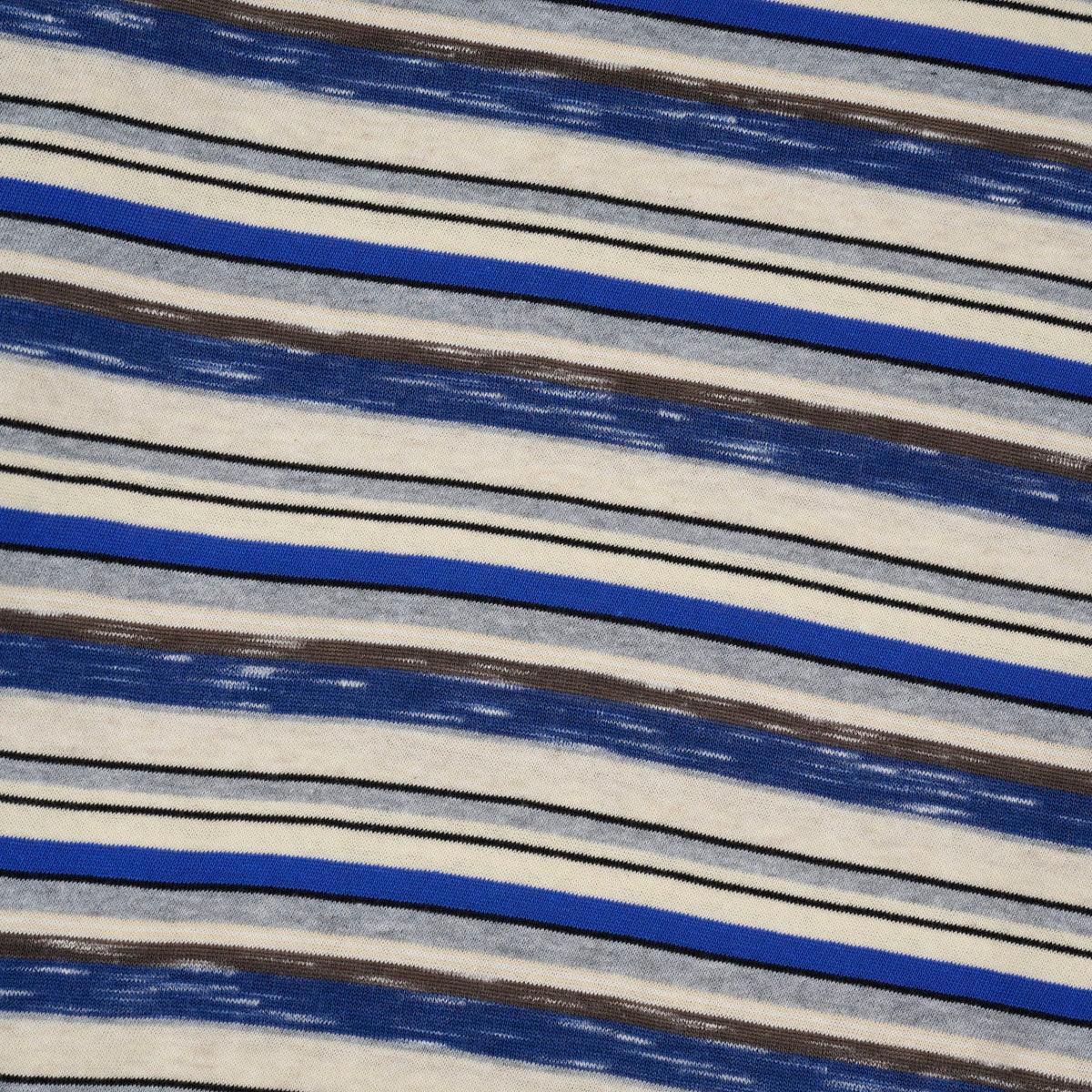 Brain Dead Toni Striped T-Shirt -Blue Multi - Never Never