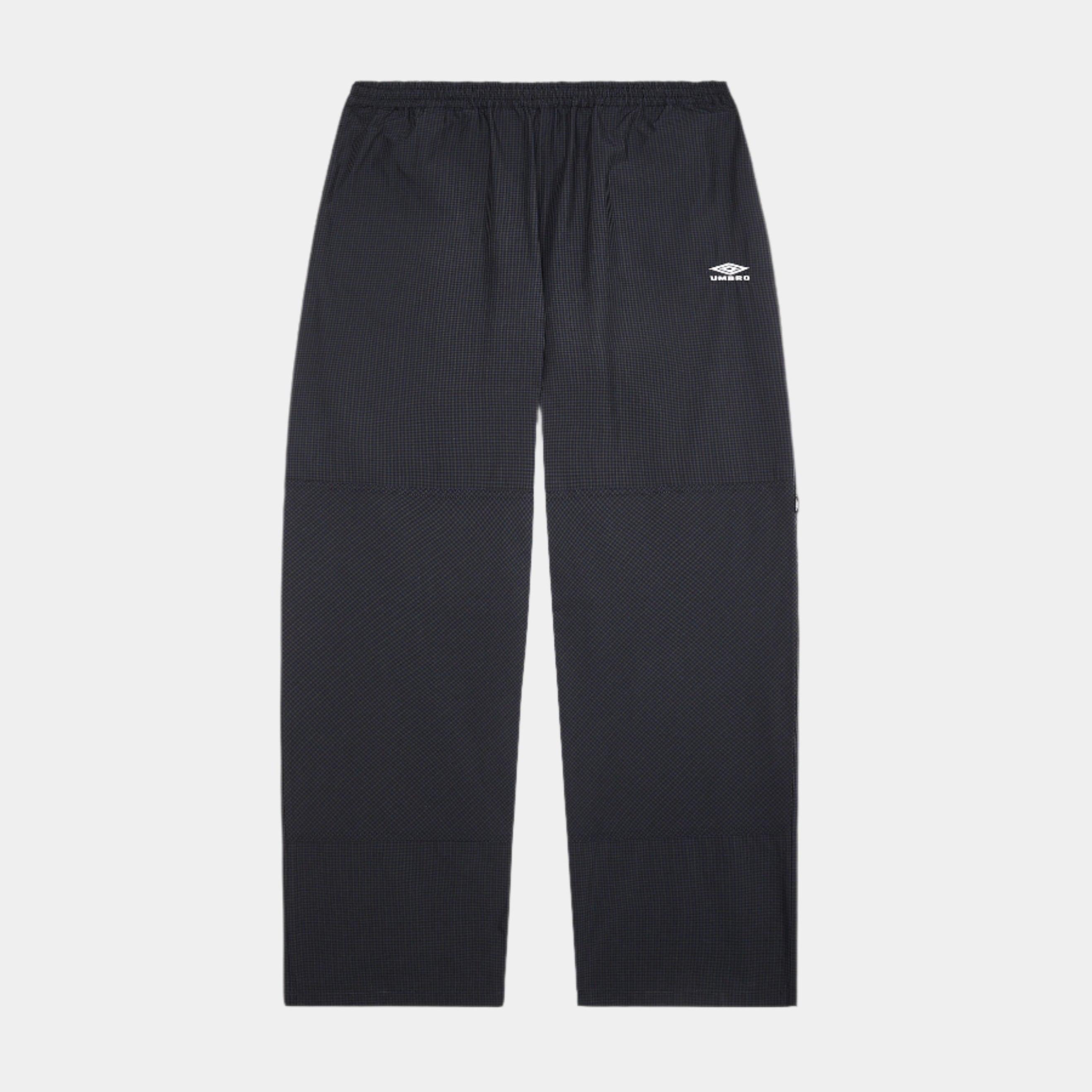 Umbro Check Track Pants - Navy/Dark Brown - Never Never
