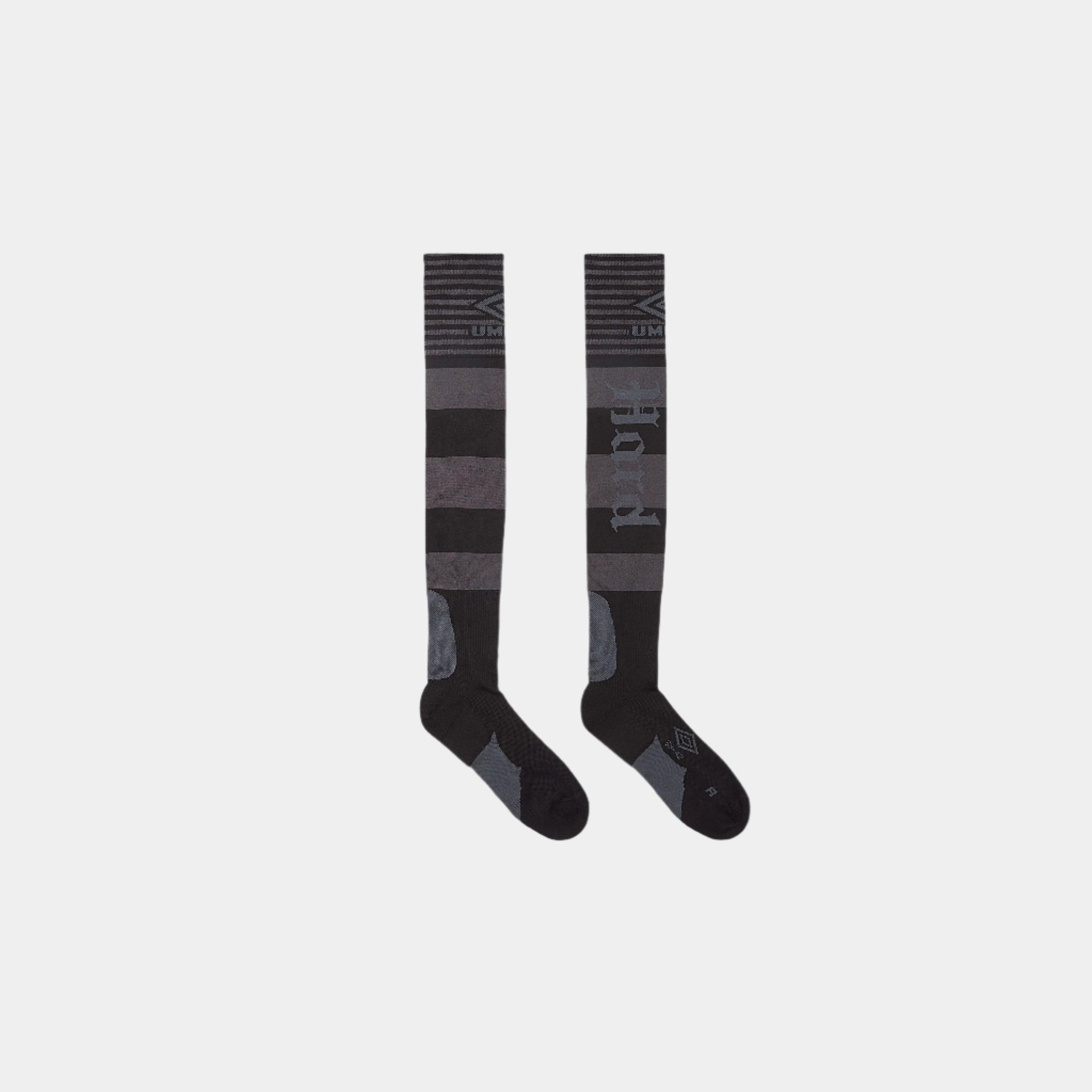 Umbro Hard Times Socks - Black/Grey - Never Never