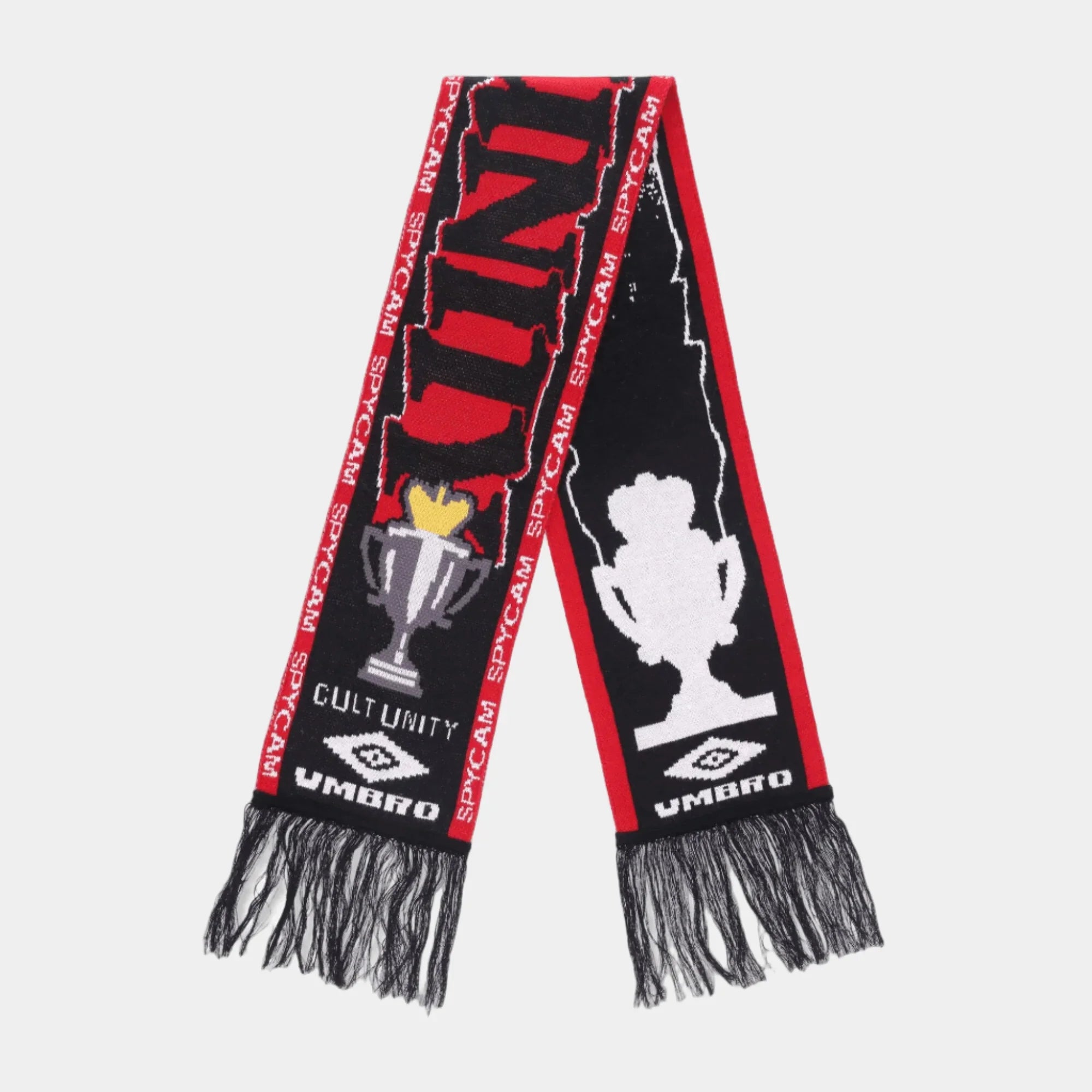 Umbro By Slam Jam Cult Unity Scarf - Black Red