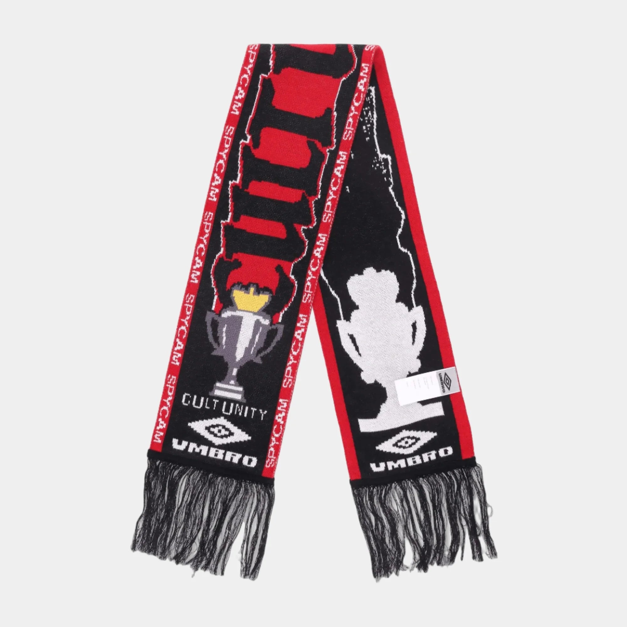 Umbro By Slam Jam Cult Unity Scarf - Black Red