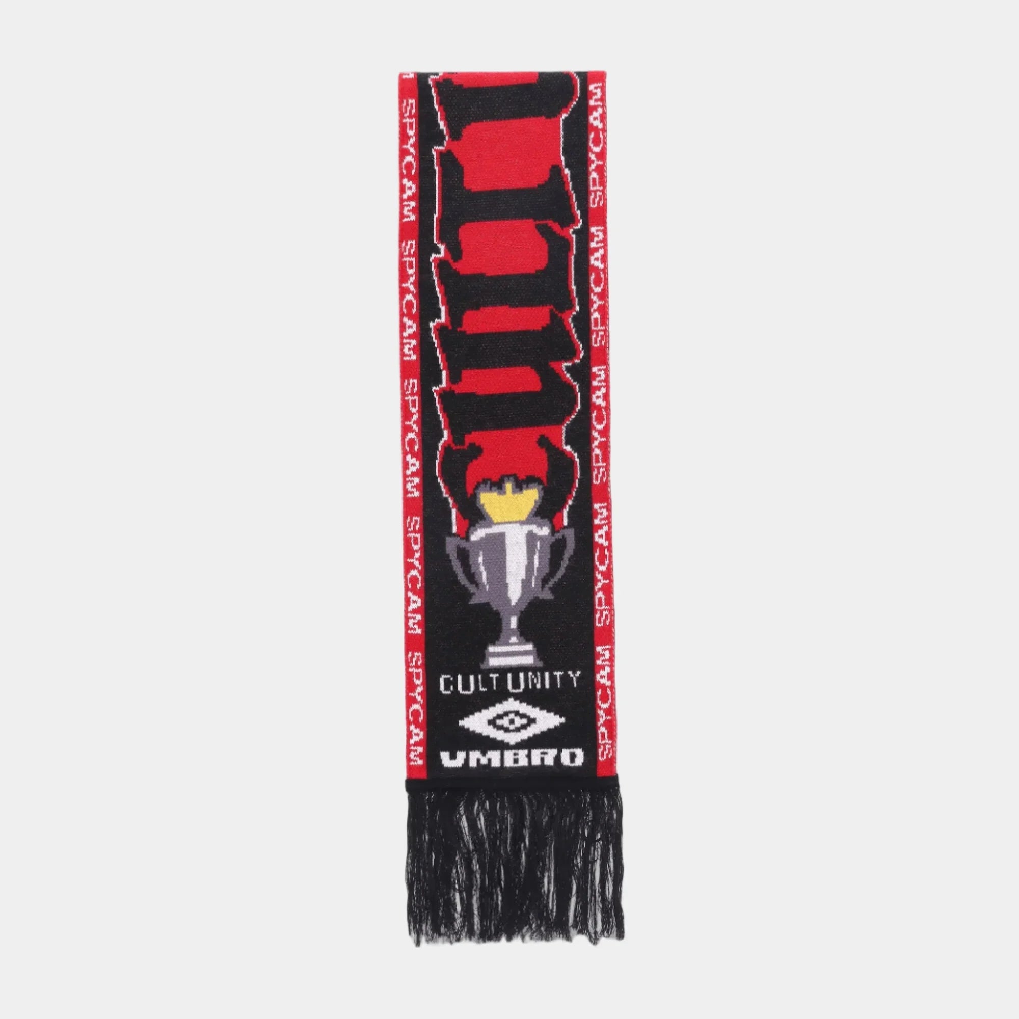 Umbro By Slam Jam Cult Unity Scarf - Black Red