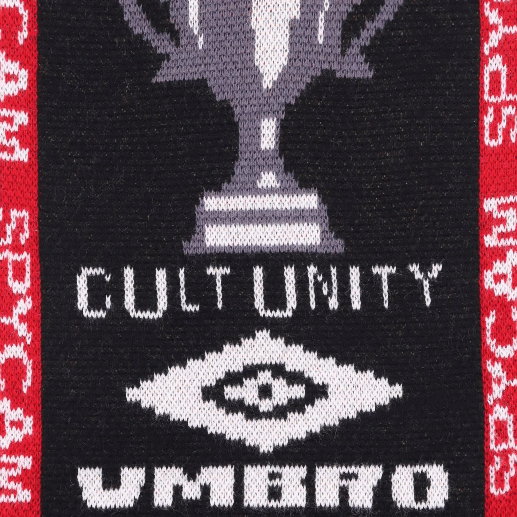 Umbro By Slam Jam Cult Unity Scarf - Black Red