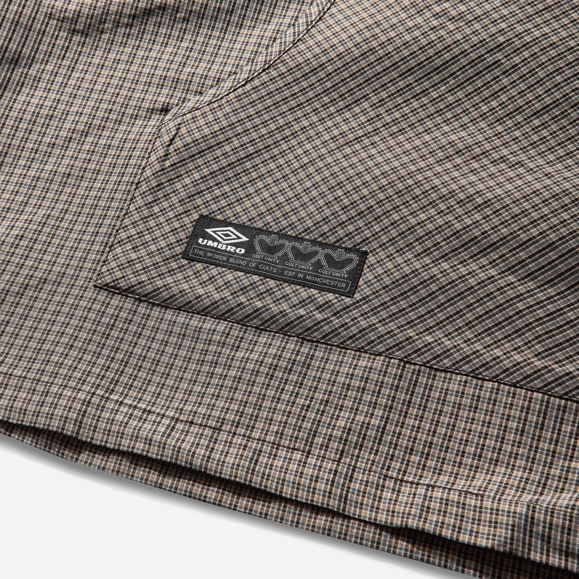 Umbro By Slam Jam Masked Check Anorak - Beige/Black