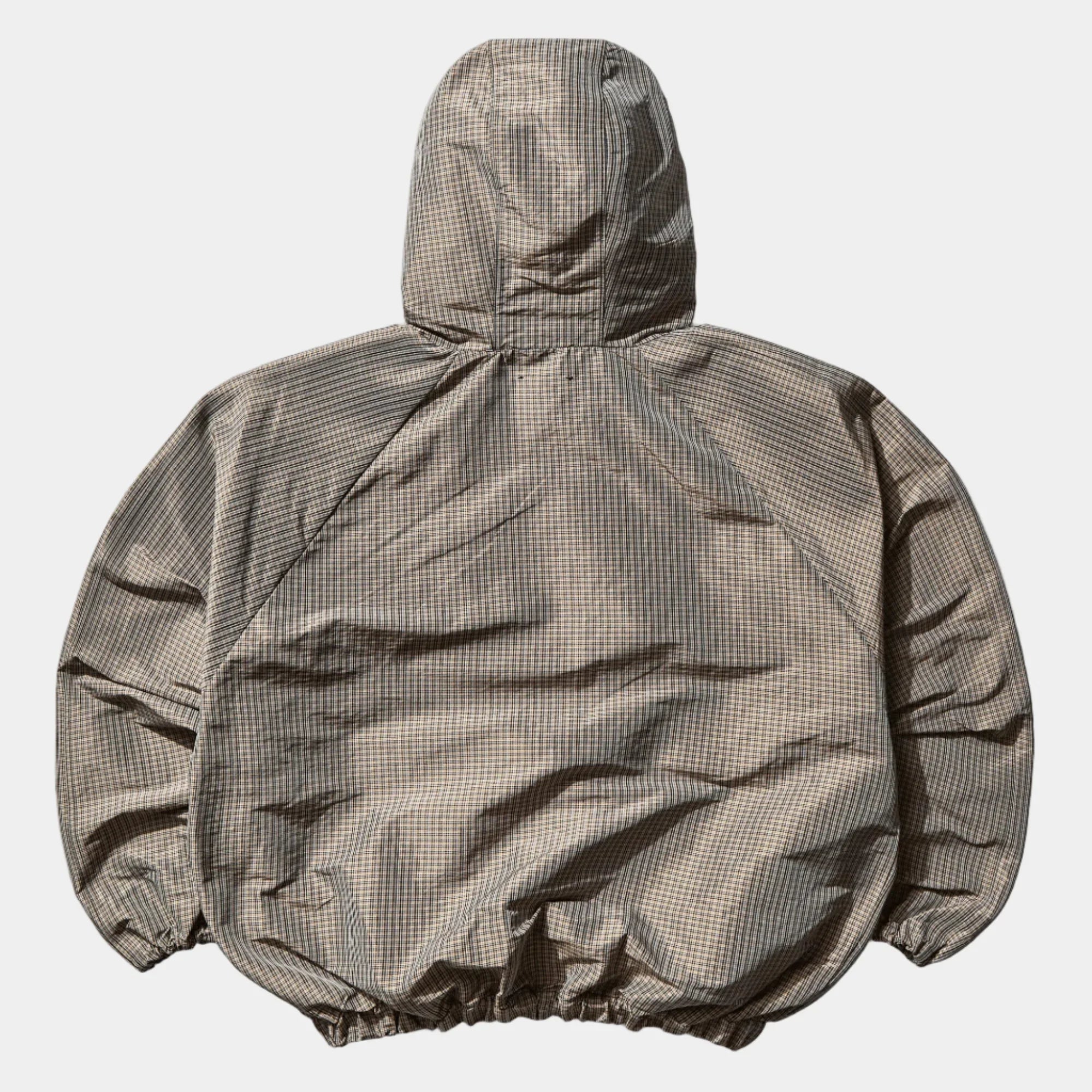 Umbro By Slam Jam Smock Check Anorak - Beige/Black