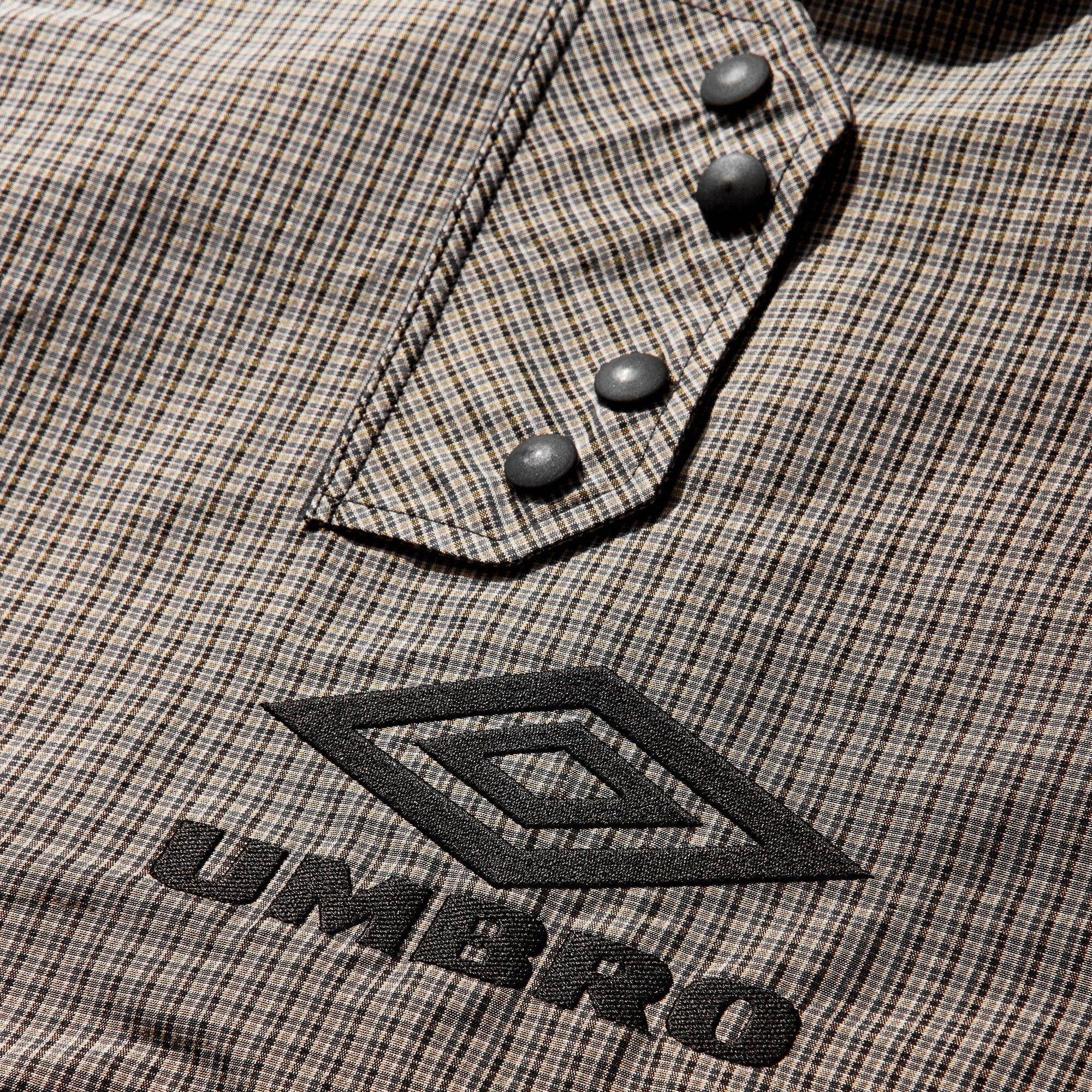 Umbro By Slam Jam Smock Check Anorak - Beige/Black