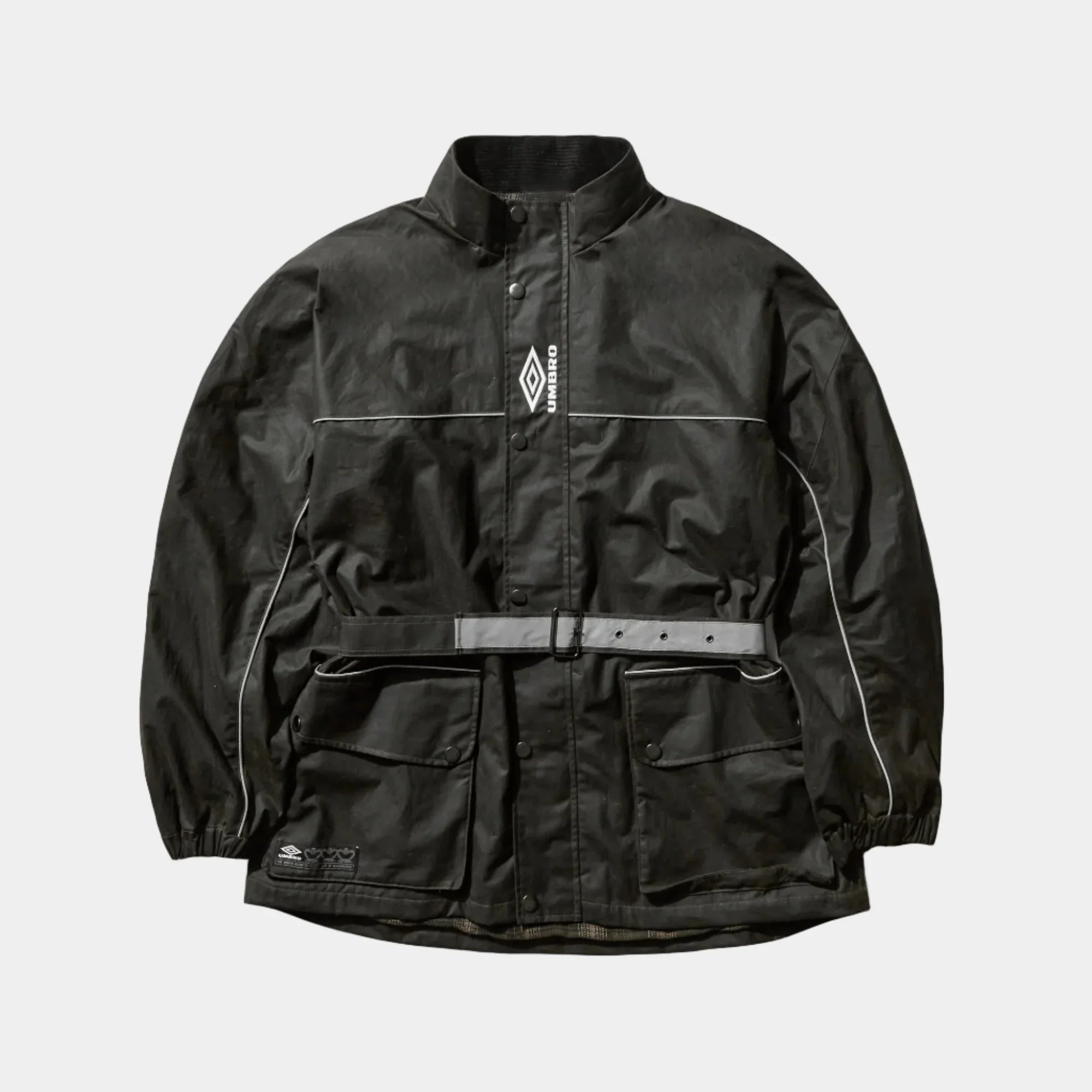 Umbro By Slam Jam Trainer Waxed Jacket - Dark Olive