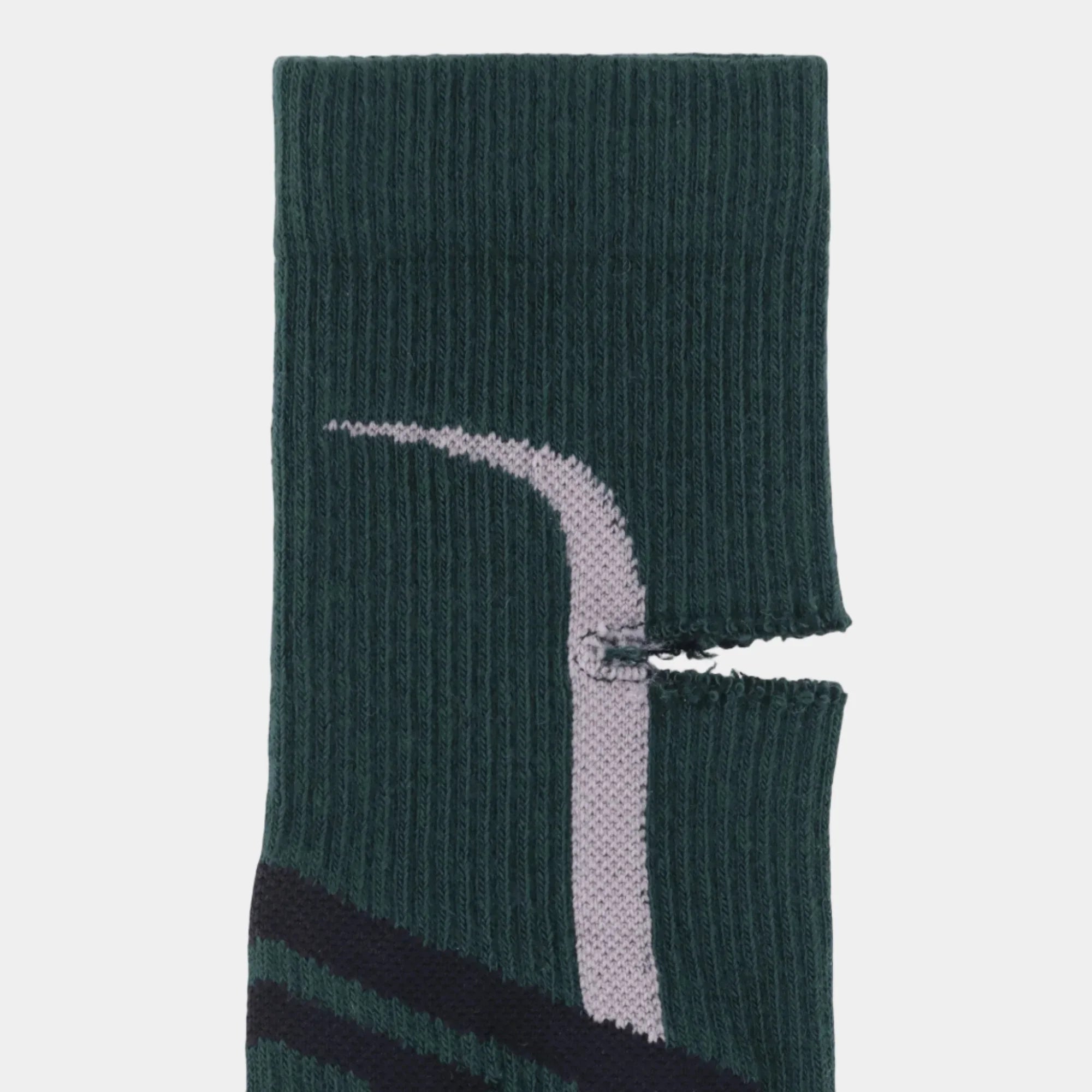 Umbro By Slam Jam Logo Socks - Dark Olive