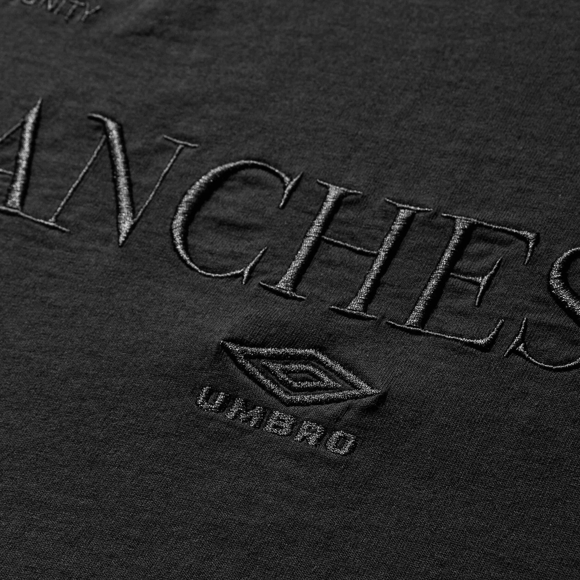 Umbro By Slam Jam Manc T-Shirt - Washed Black