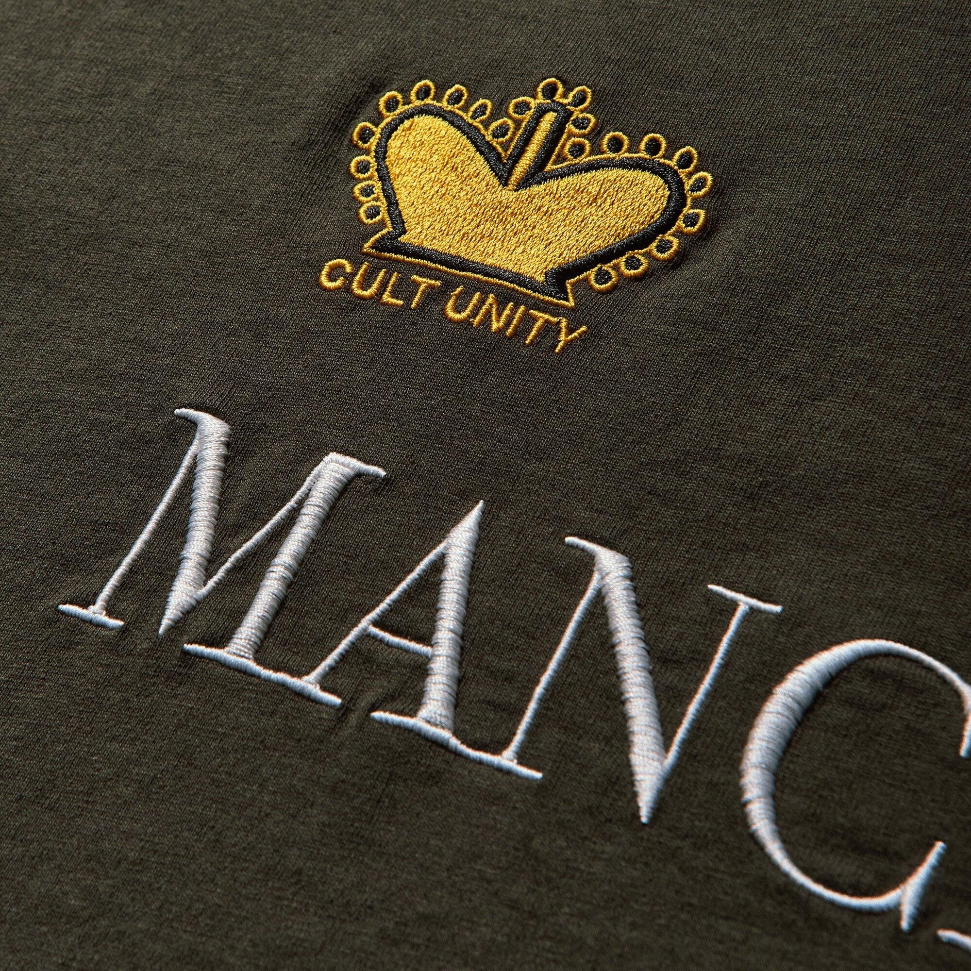 Umbro By Slam Jam Manc T-Shirt - Dark Olive