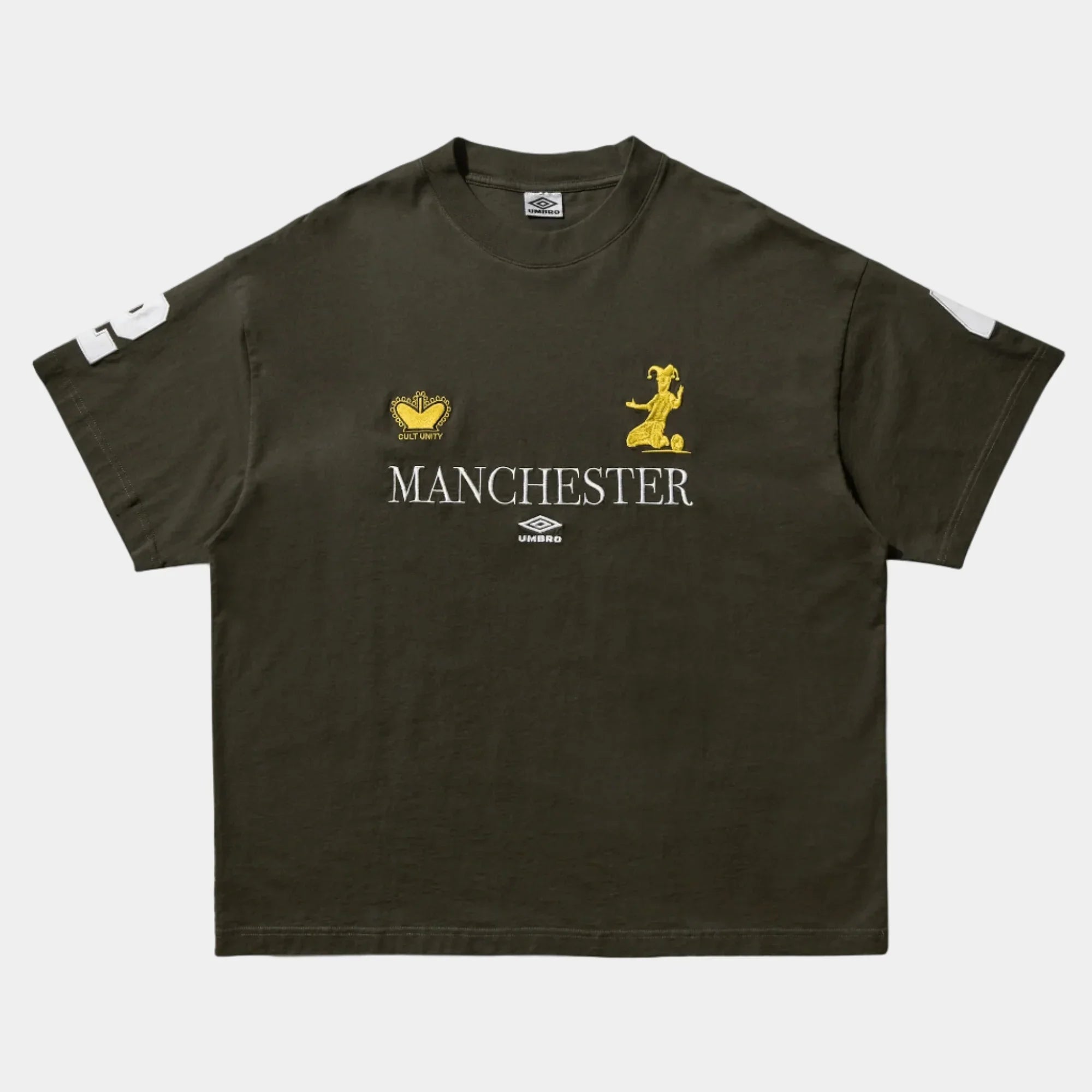 Umbro By Slam Jam Manc T-Shirt - Dark Olive
