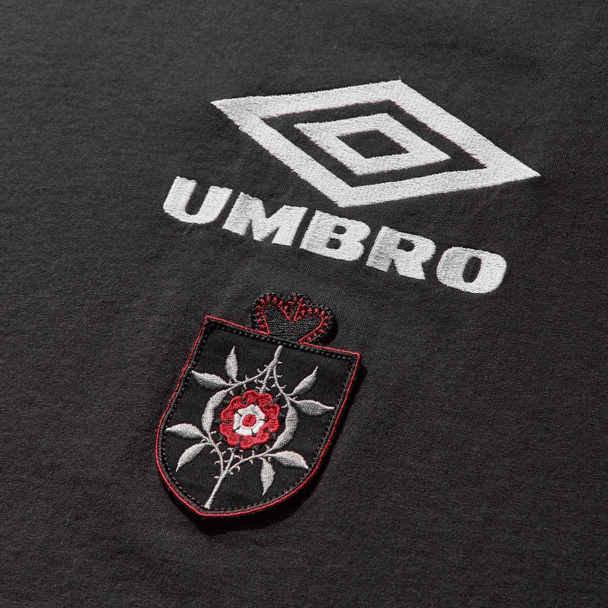 Umbro By Slam Jam OG Tape T-Shirt - Washed Black