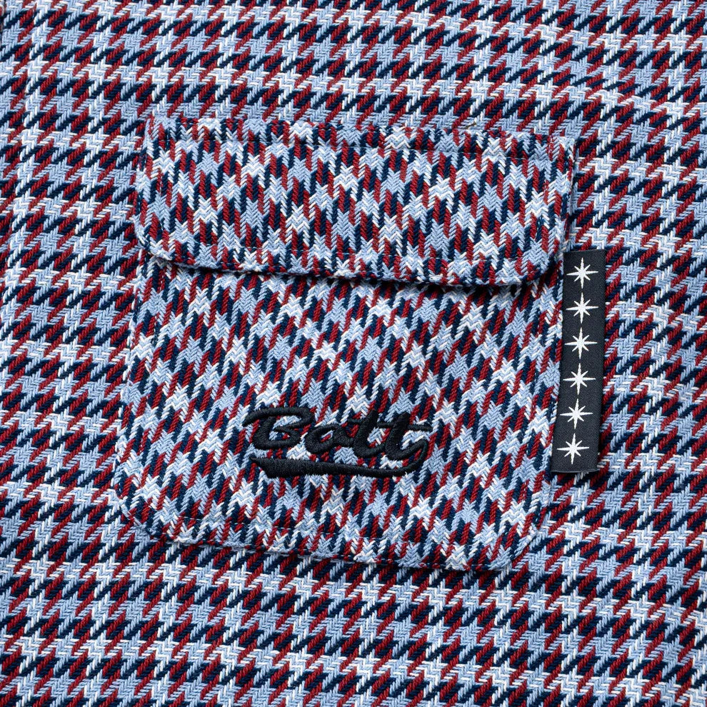 BoTT Zip-Up Flannel Shirt - Slate Blue