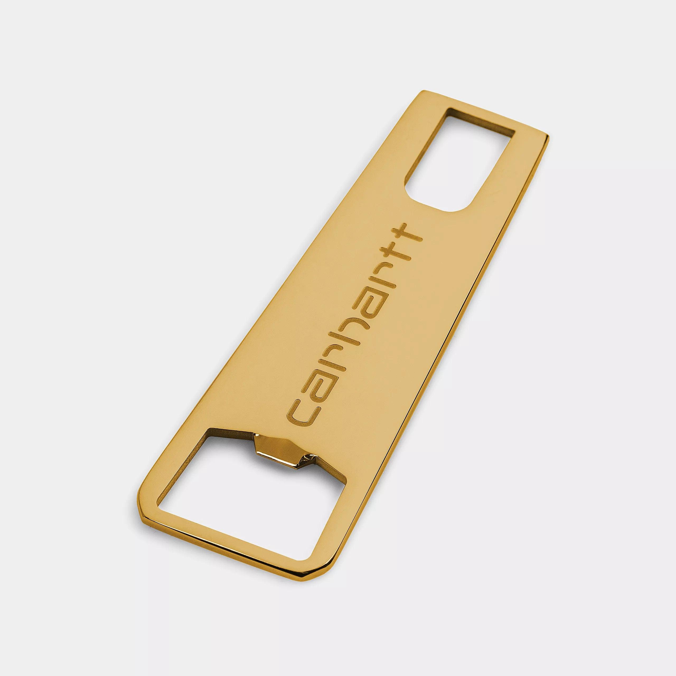 Carhartt WIP Zip Bottle Opener - Gold - Never Never