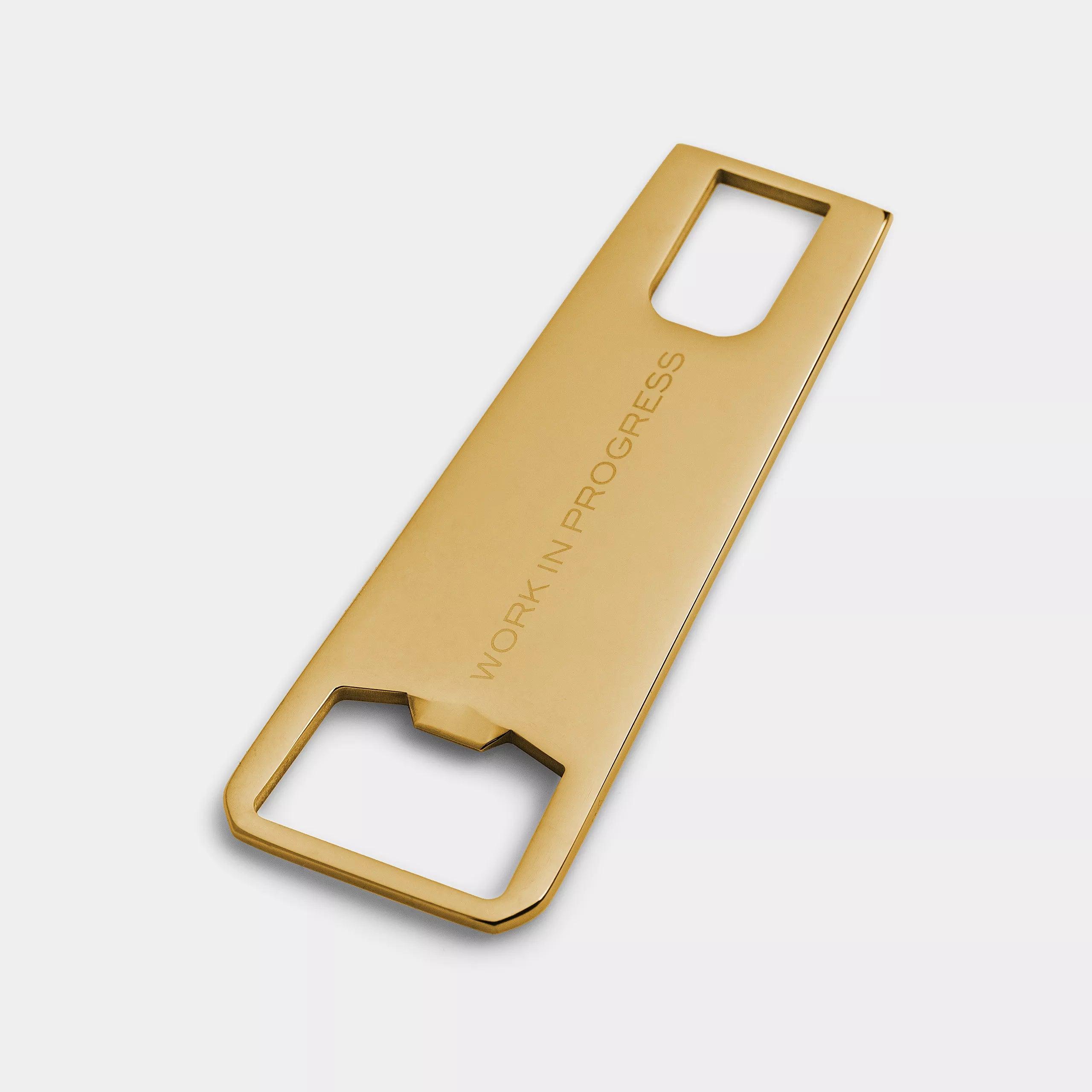 Carhartt WIP Zip Bottle Opener - Gold - Never Never