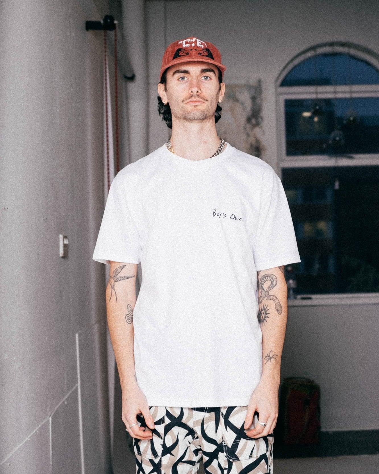 Boy's Own Winners & Losers Tee - White - Never Never