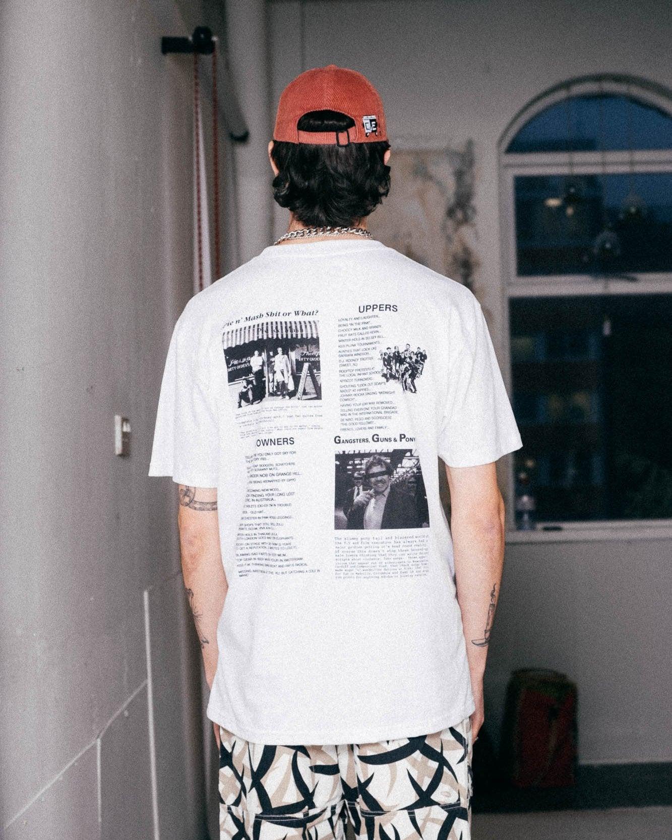 Boy's Own Pie & Mash Tee - White - Never Never