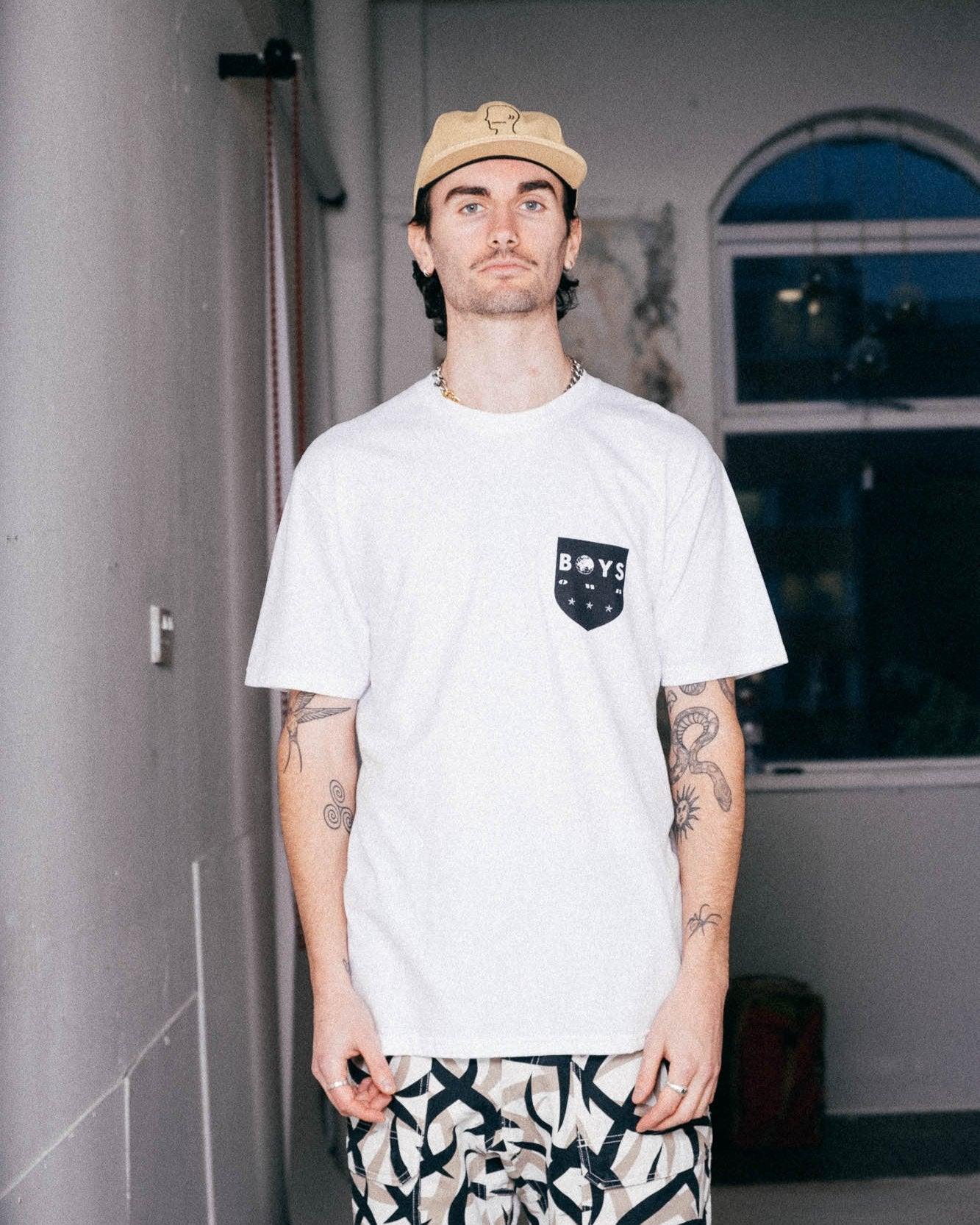 Boy's Own Seemed Like A Good Idea At The Time Tee - White - Never Never