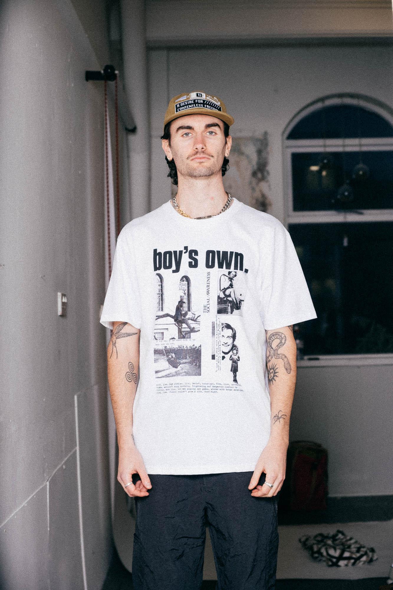 Boy's Own Social Awareness Tee - White - Never Never