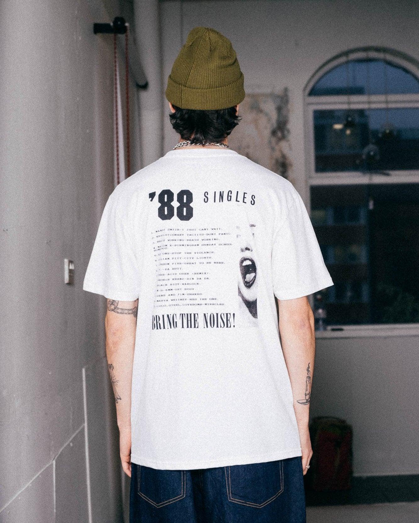 Boy's Own Bring The Noise Tee - White - Never Never