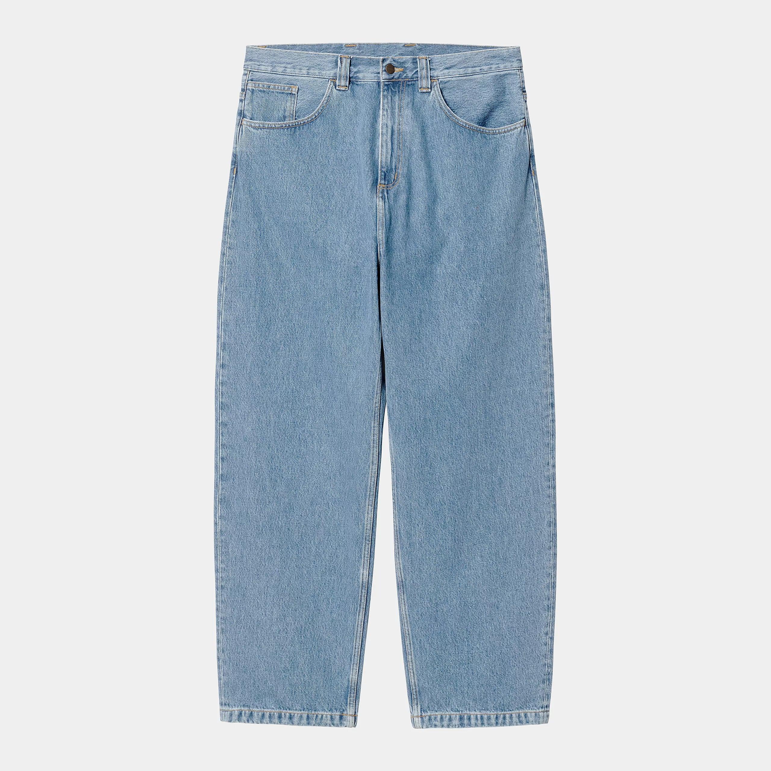 Carhartt WIP Brandon Pant - Blue Stone Bleached - Never Never