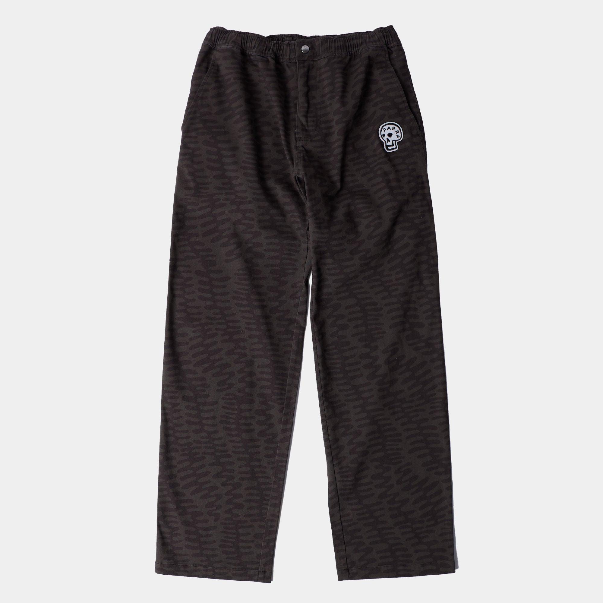By Parra Stitched Skull Pants - Washed Grey - Never Never