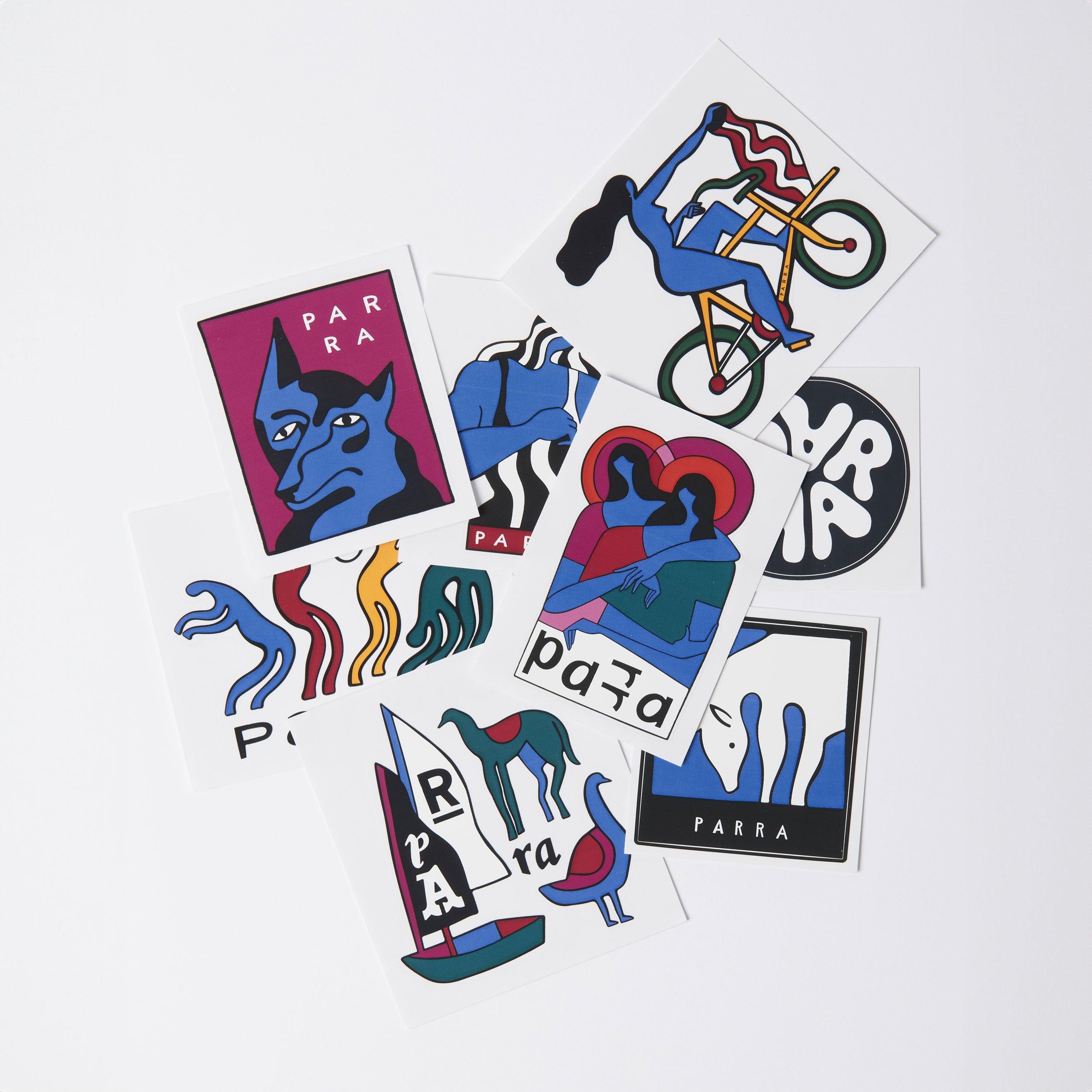 By Parra Stick O Rama Sticker Pack - Multi - Never Never