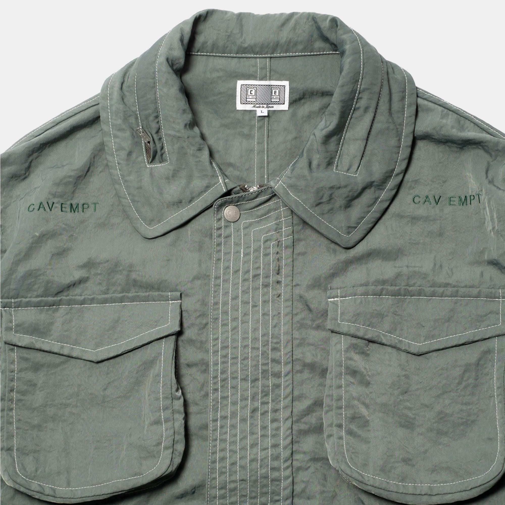 Cav Empt Nylon Field Coat - Green - Never Never